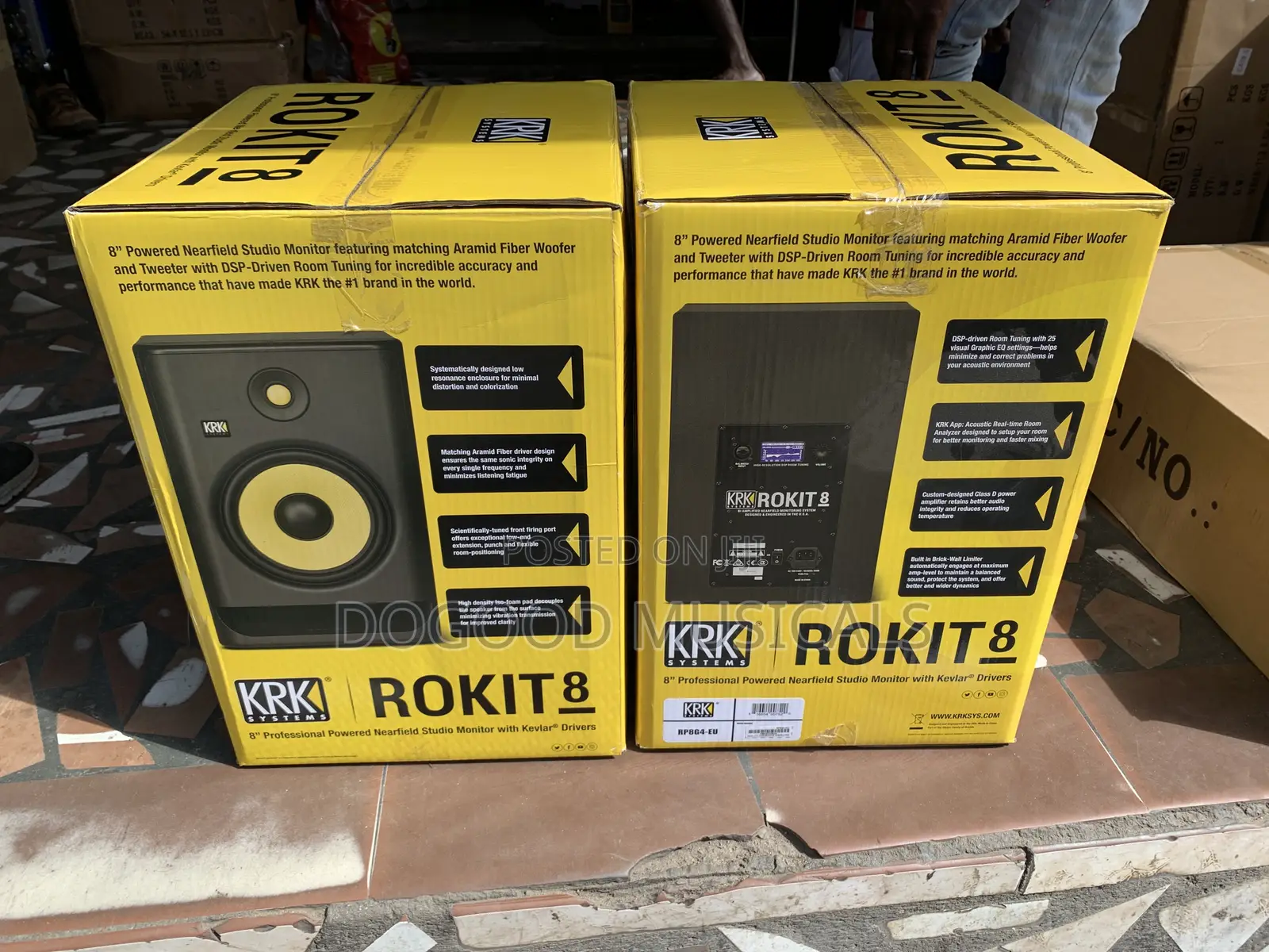 KRK Rokit-8 G4 Studio Monitors(Pair)