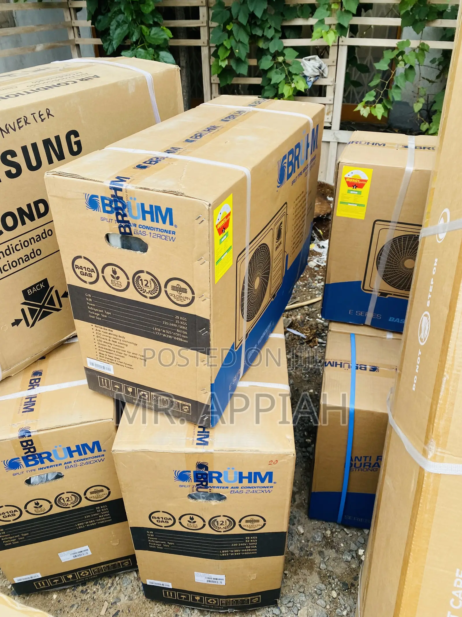 Durable Bruhm 2.5hp Split Type Inverter Electric Ac.