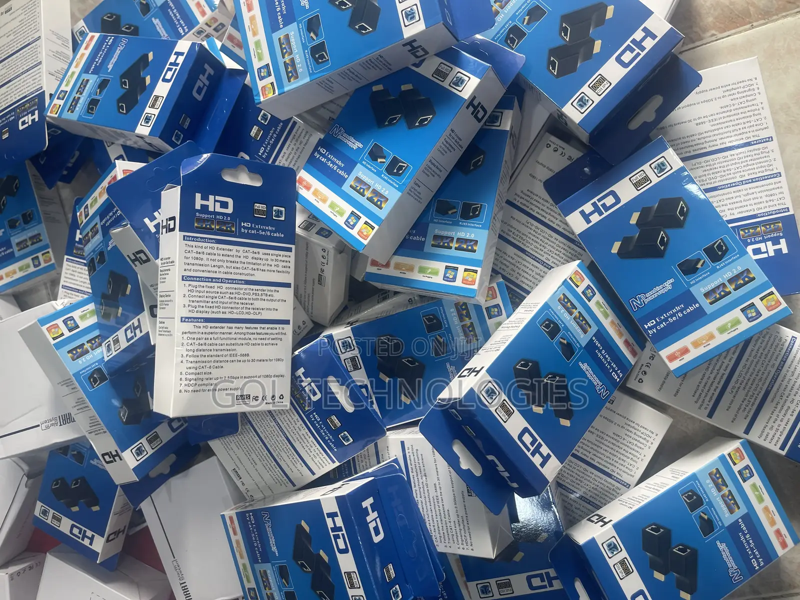 Hdmi Over Cat6 Extender or Hdmi Extender 30meter (30m)