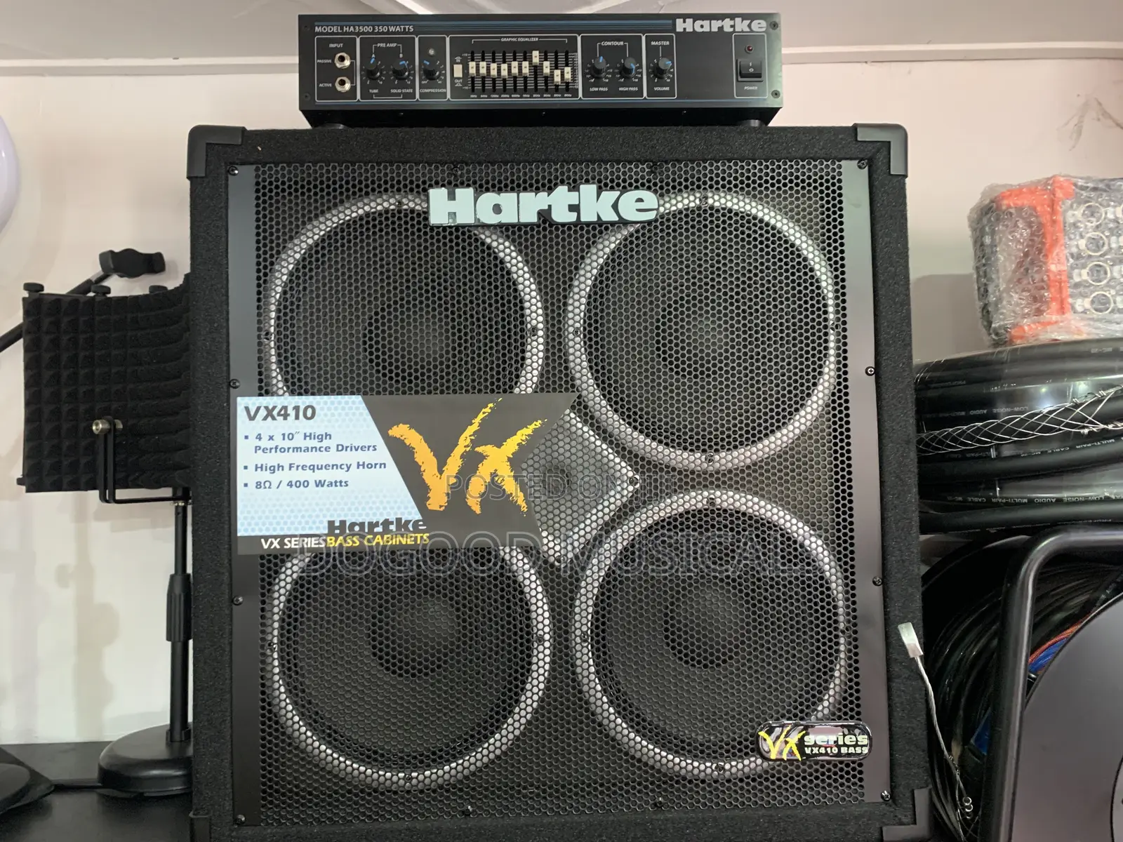 HARTKE VX-410 10x4(Head and Tail)BASS COMBO
