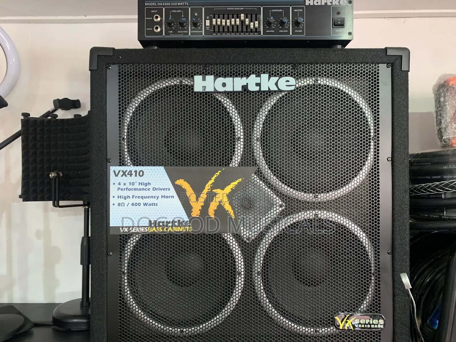 HARTKE VX-410 10x4(Head and Tail)BASS COMBO