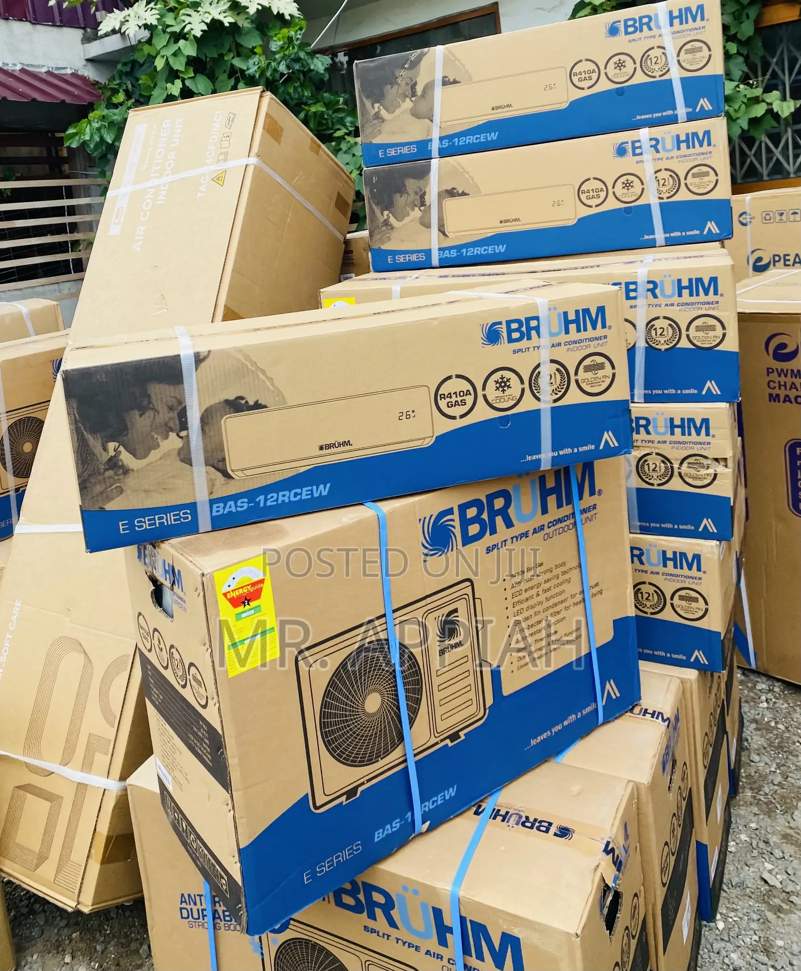 Durable 1.5hp Split Type Bruhm Air Conditioner(R410).
