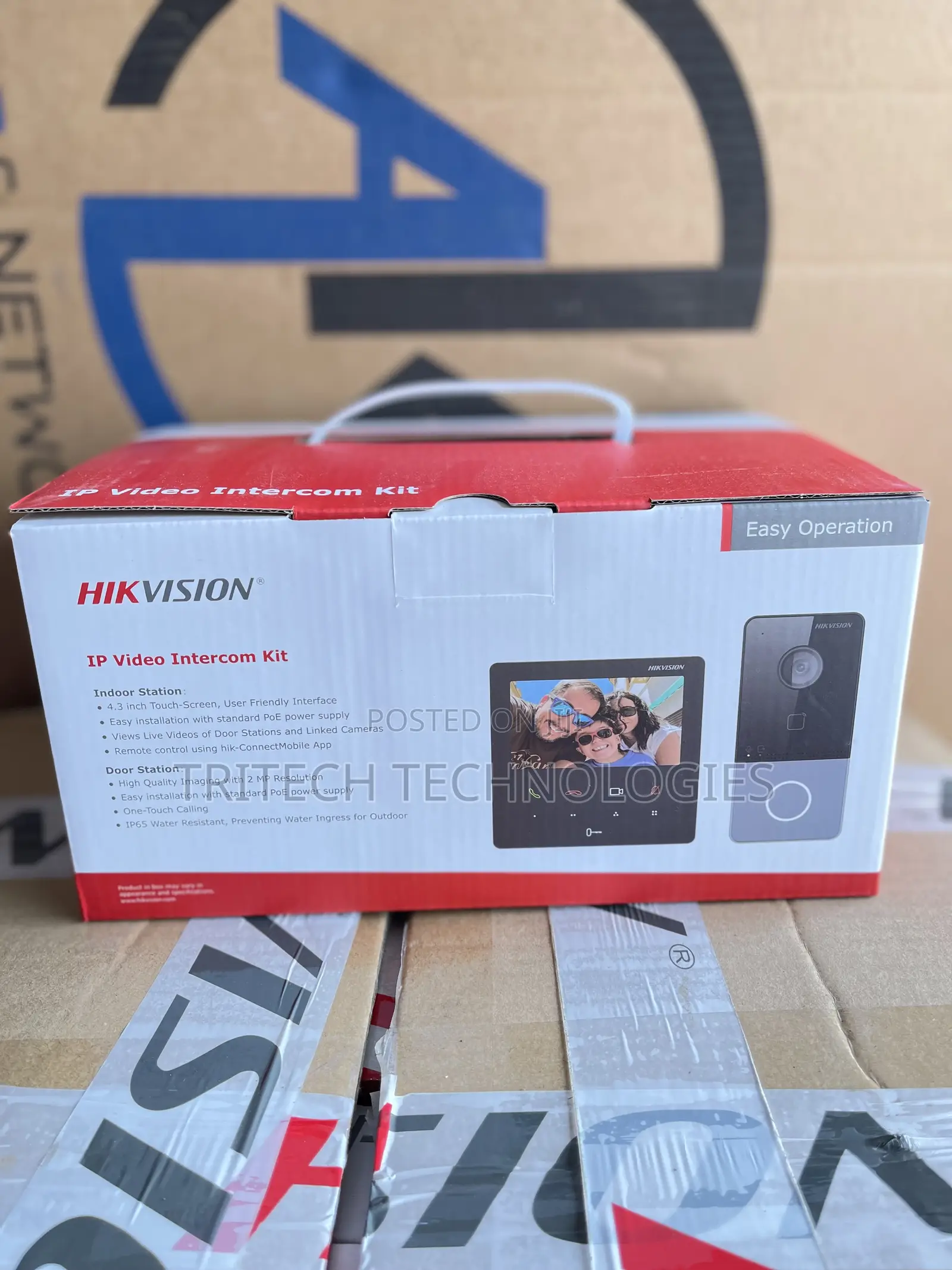 Hikvision IP Video Intercom With Outdoor Shade DS-KIS606-P