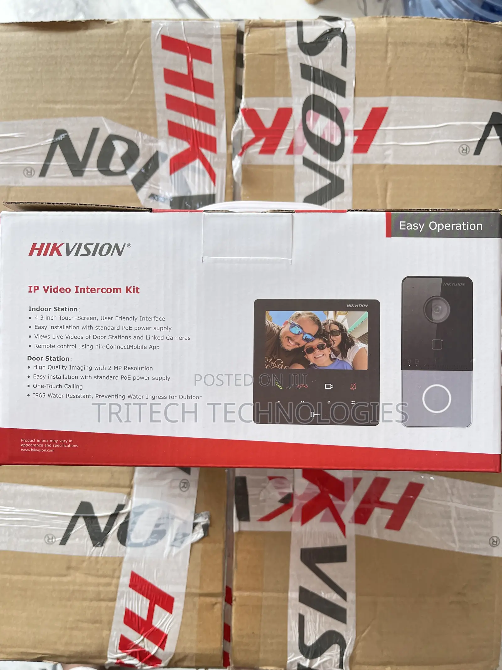 Hikvision IP Video Intercom With Outdoor Shade DS-KIS606-P