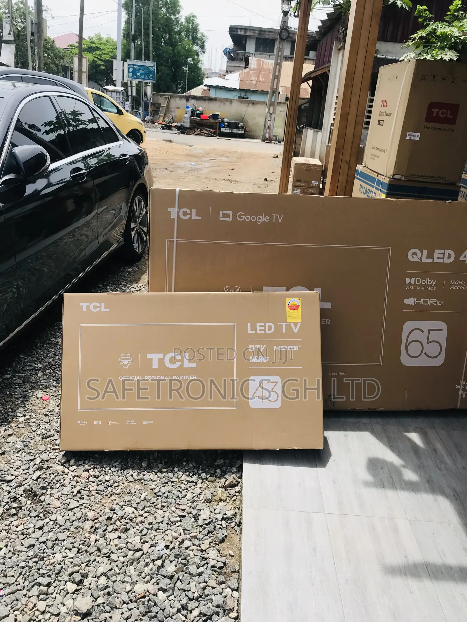 D3200 TCL 43 Inches Glossy Led Electric Black Tv