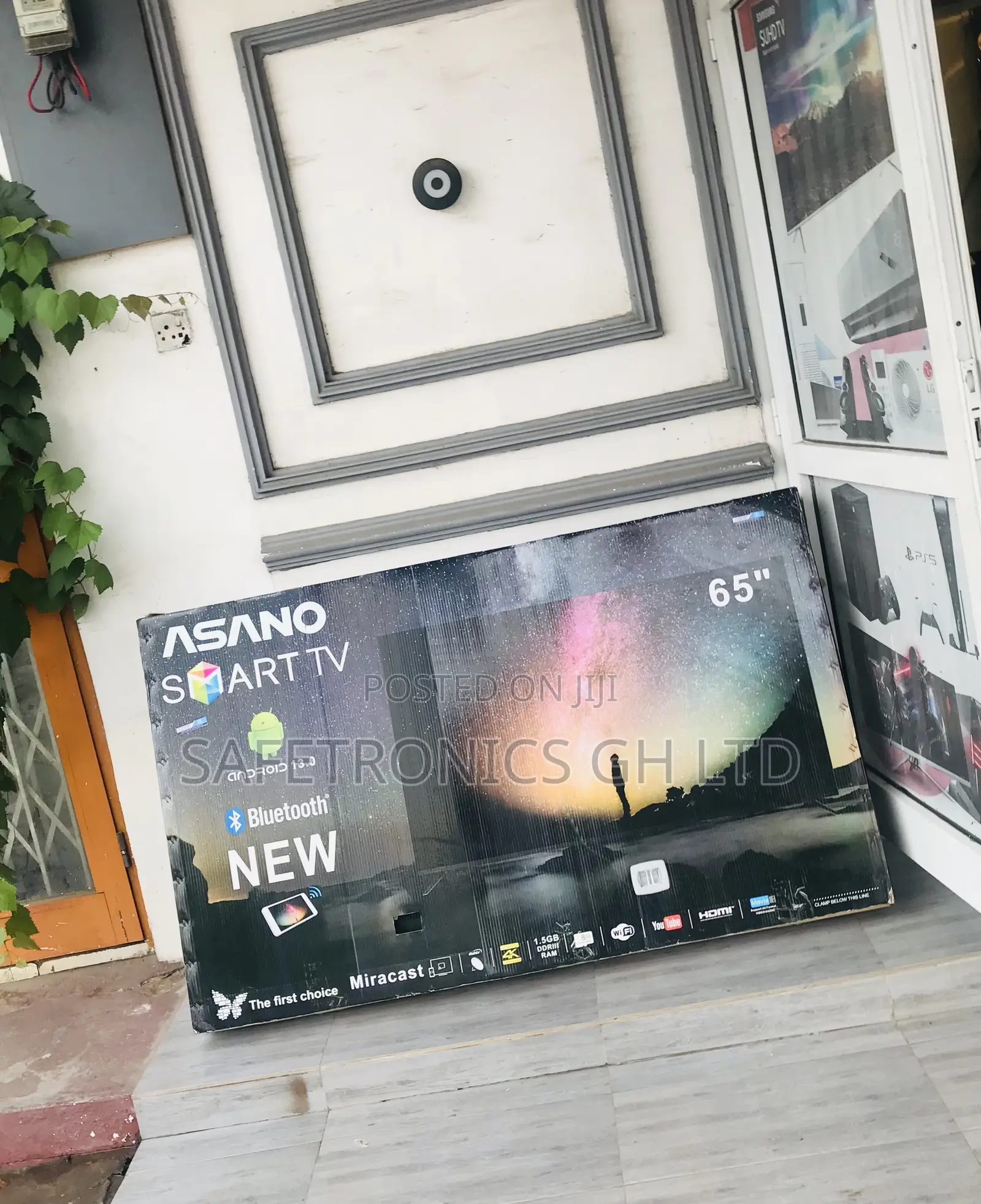 Asano Smart Black Led 65 Inches Glossy Tv