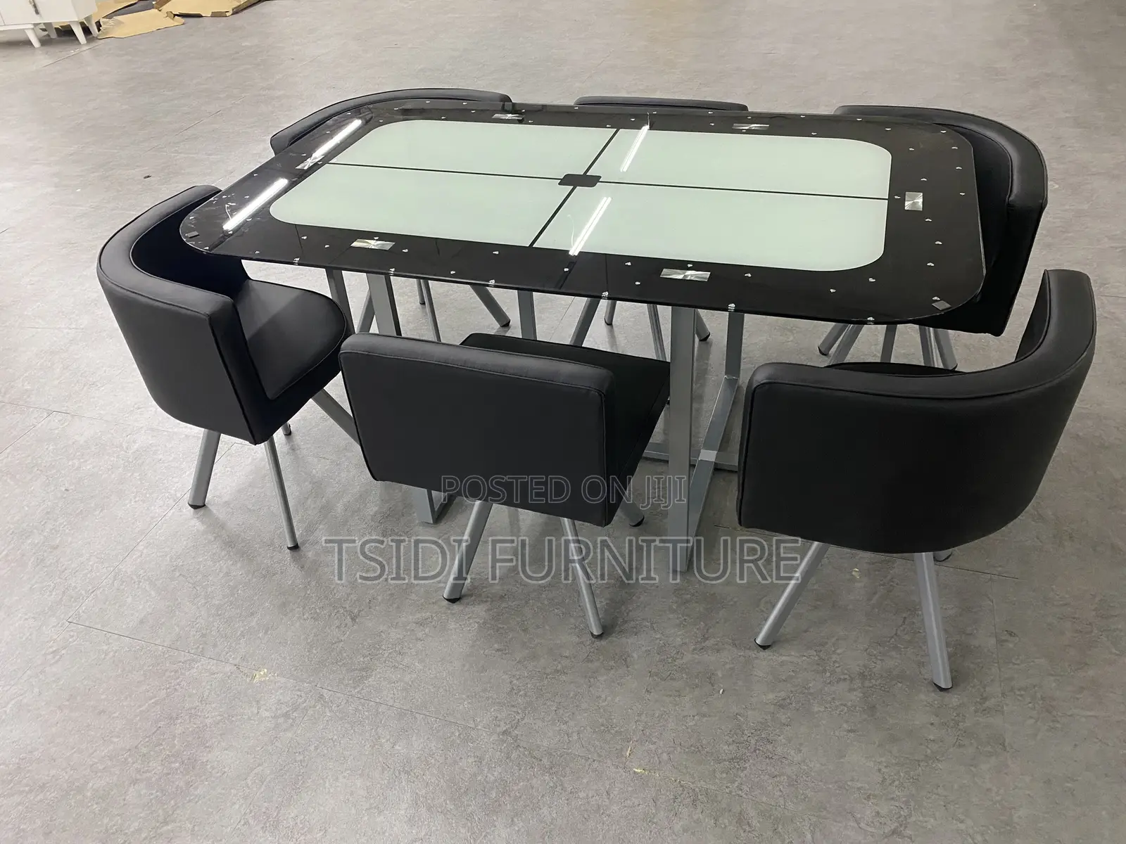 Quality Glass Dining Sets With 6 Chairs