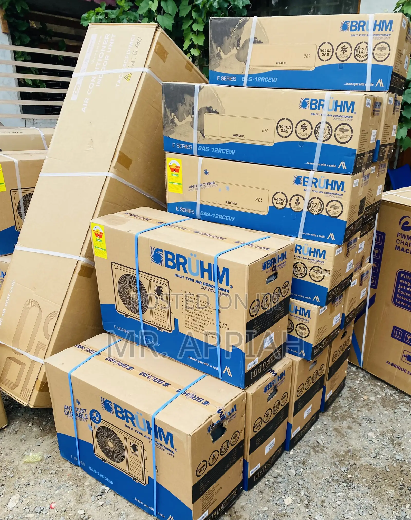 Shop Authentic Bruhm 2.5hp Split Type Inverter Electric Ac.
