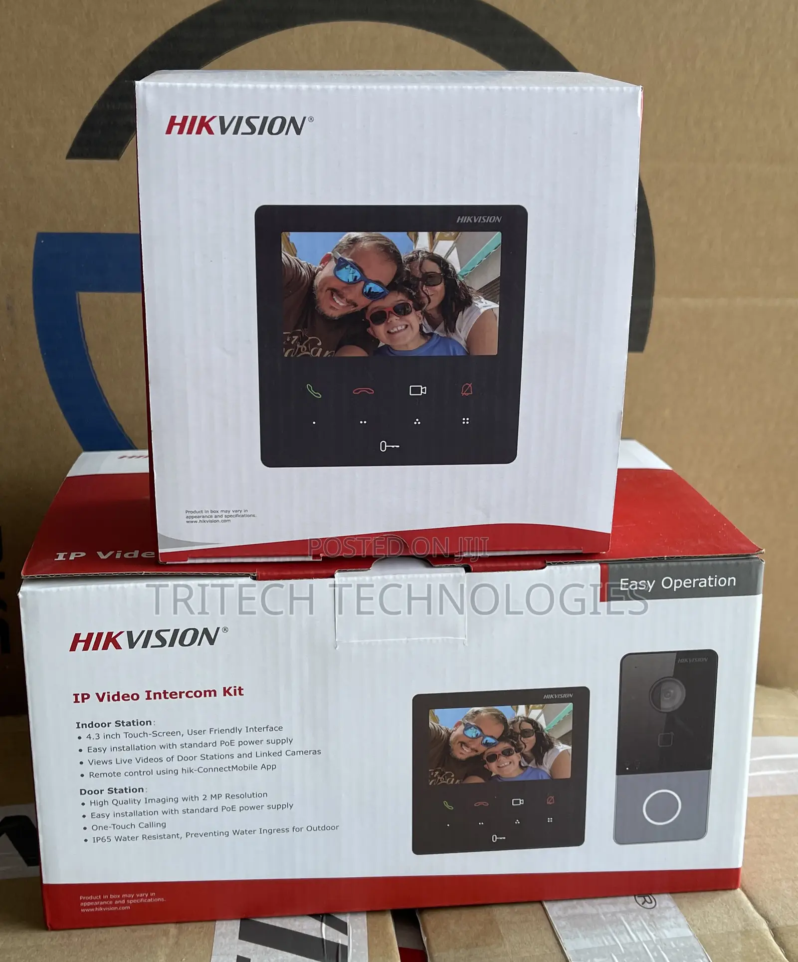 Hikvision IP Mini Video Intercom With Extra Screen