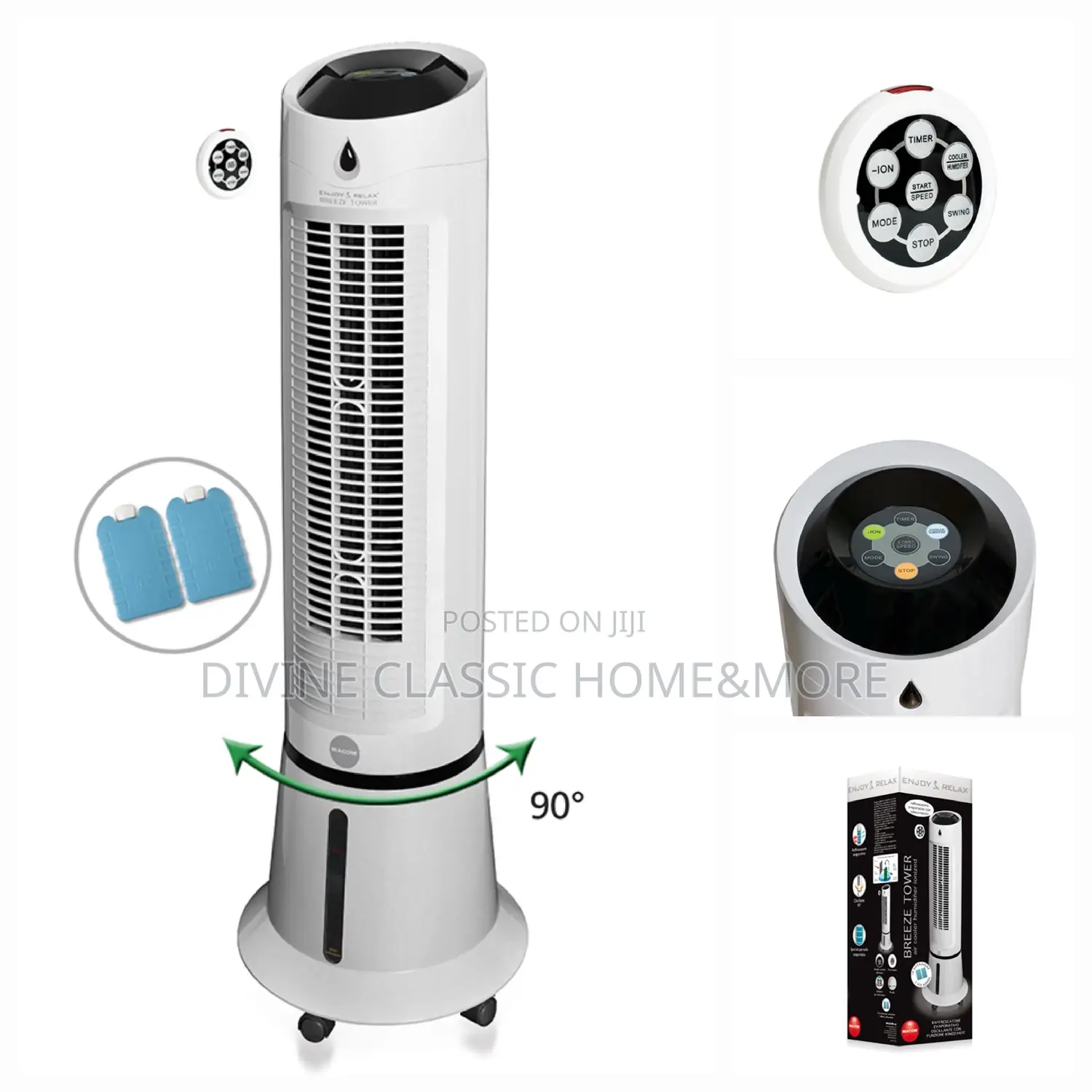 3in1 Cool Breeze Tower Air Cooler( Large)