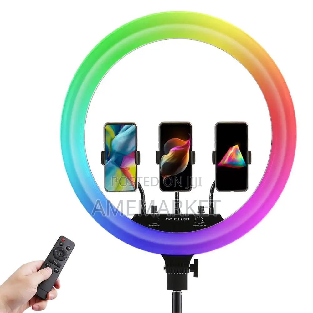 18 Inches Photography Studio Lighting LED RGB Ring Light