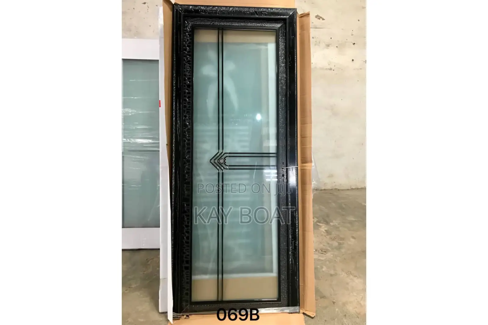 A Black Glass Door