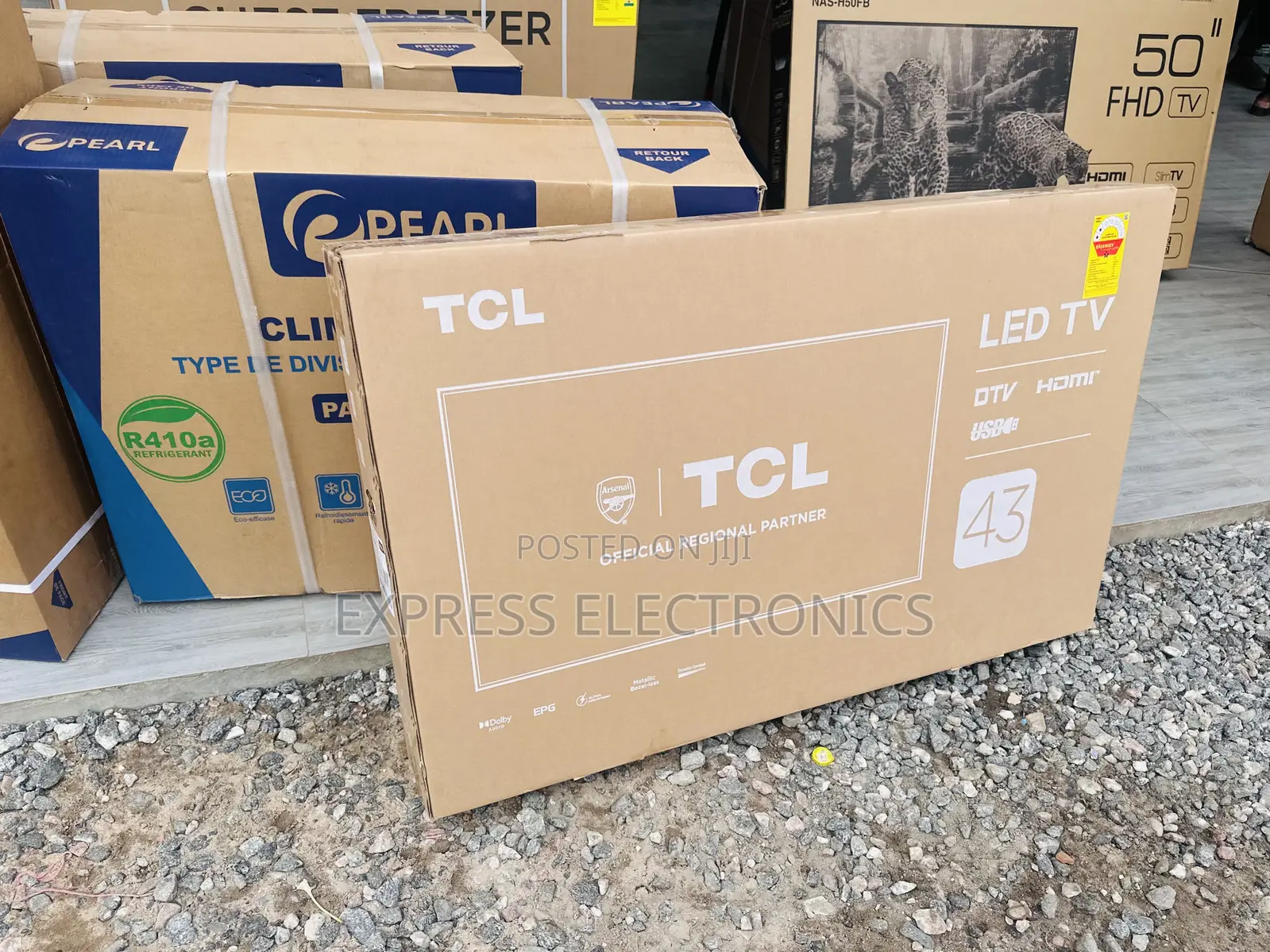 Glossy Slim Uhd Smart TCL 43”S54000