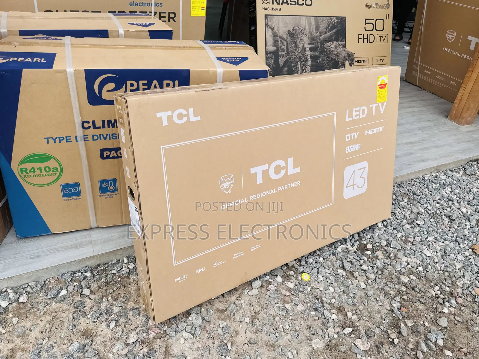 Glossy Slim Uhd Smart TCL 43”S54000
