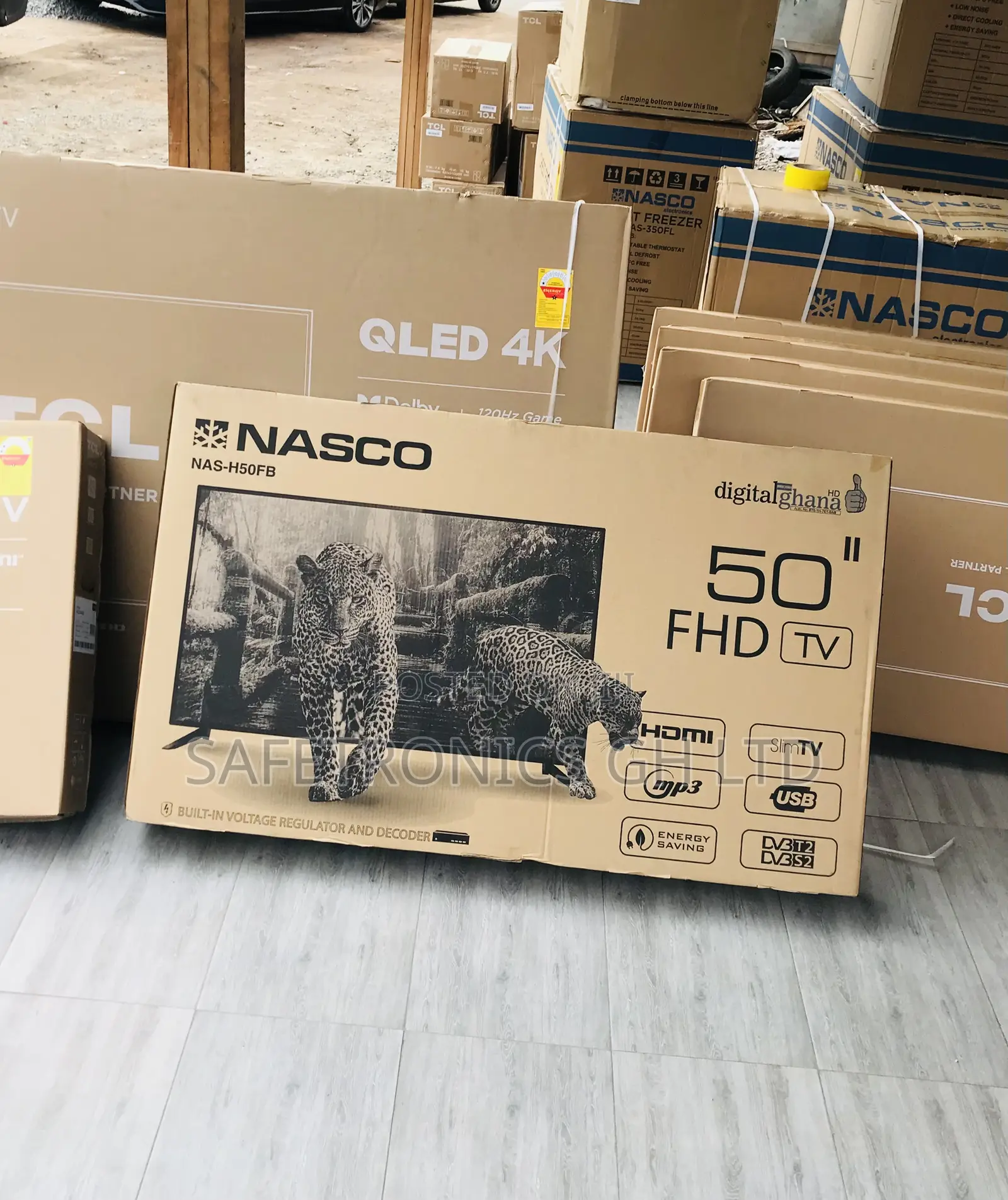 Digital Satellite 43 Inches Glossy Led Electric Nasco Tv