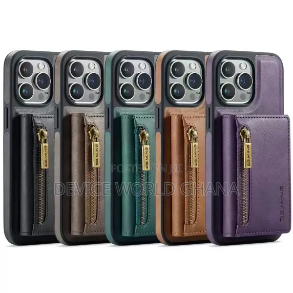 Dgming Leather Wallet Back Case for iPhone 15promax 15pro 15
