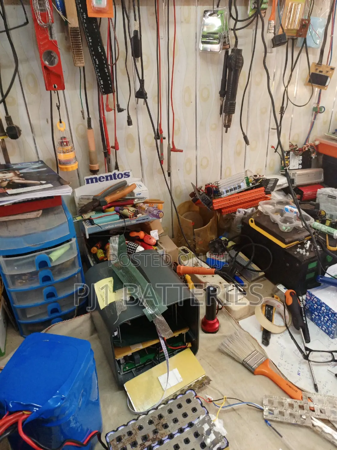 Battery Pack Building Spot Welding