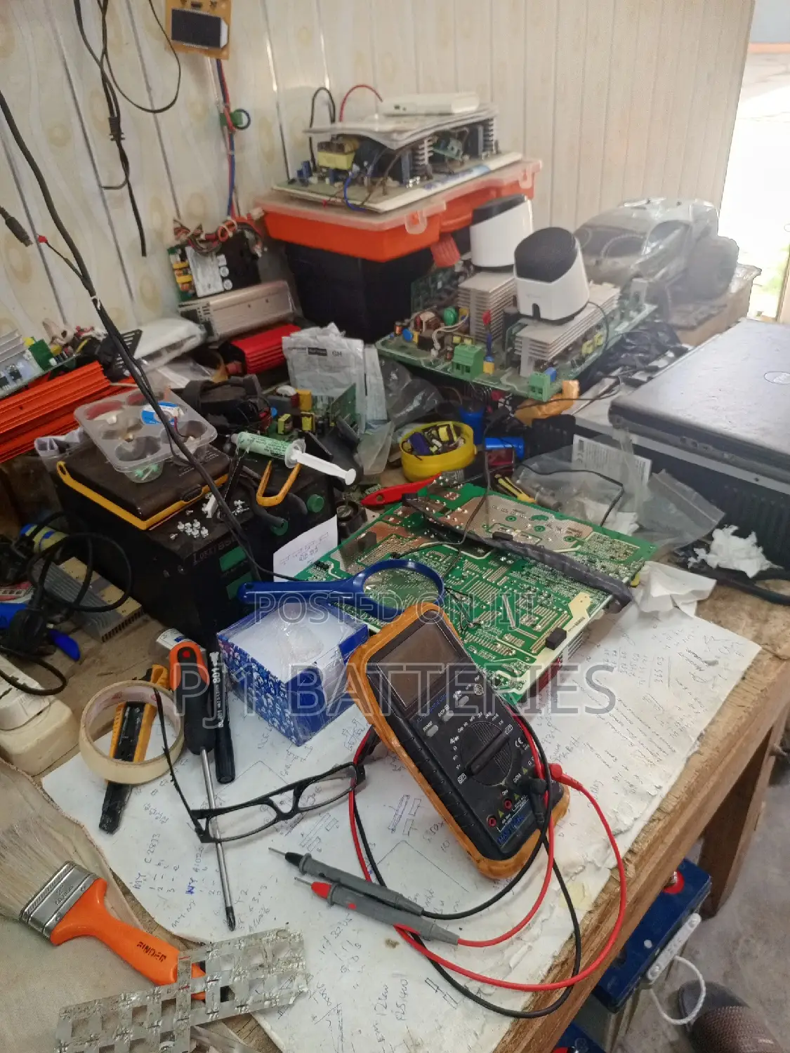 Battery Pack Building Spot Welding