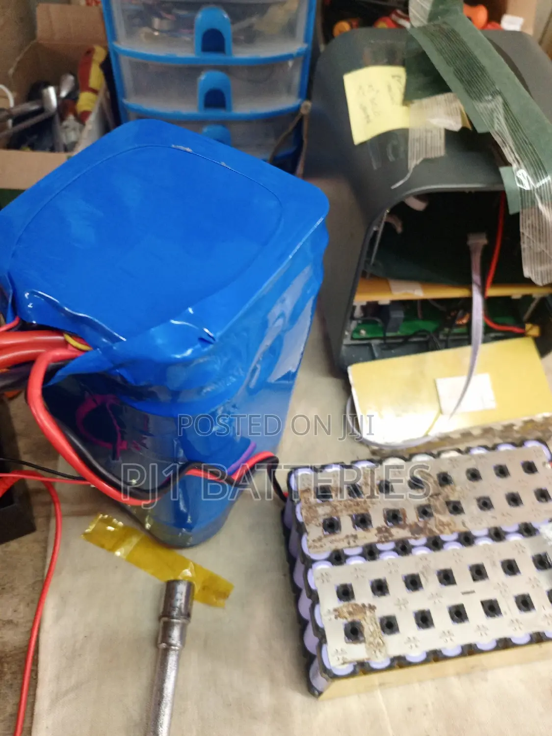 Battery Pack Building Spot Welding