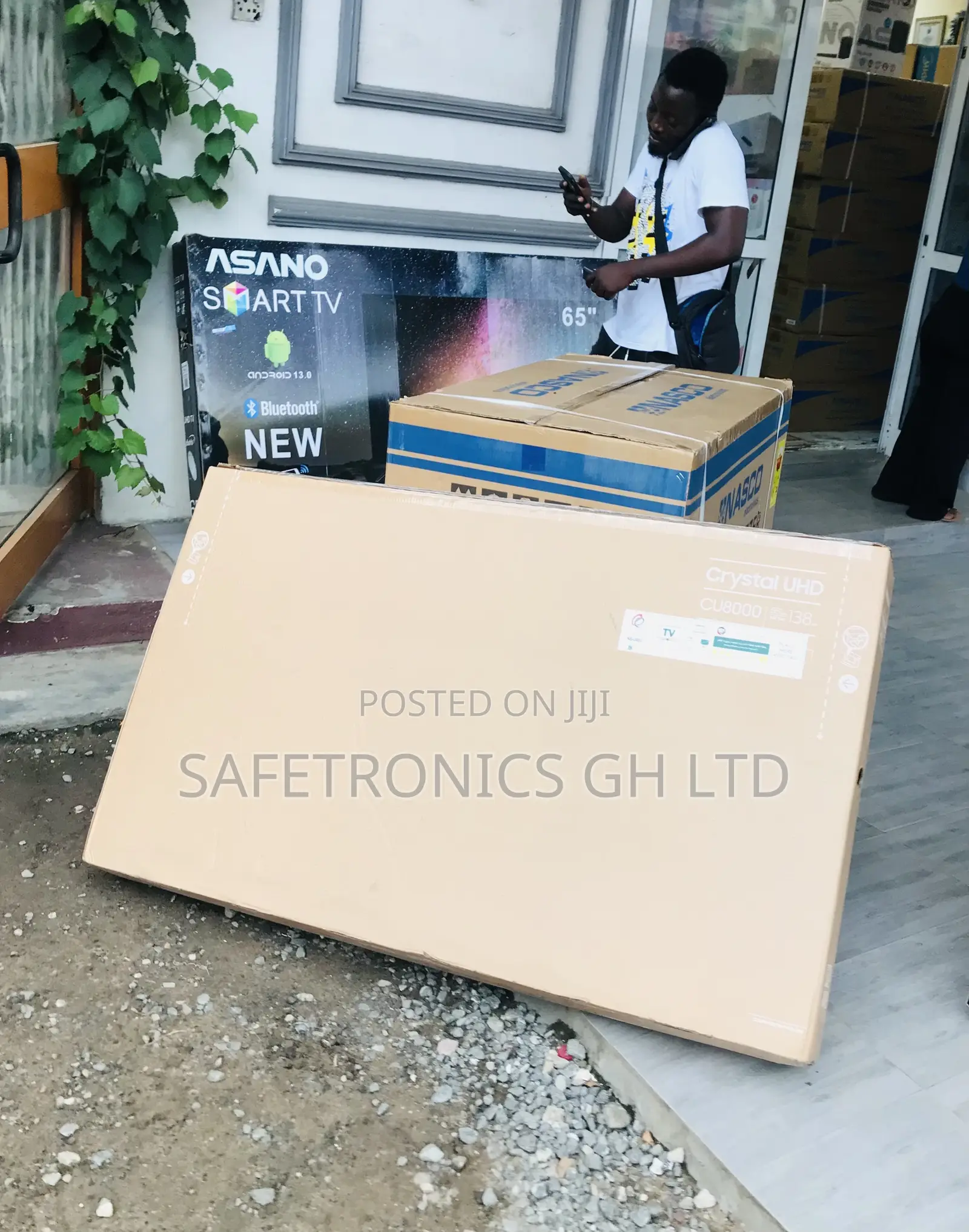 Electric Samsung 55 Inches Cu80 Smart Led Glossy Tv