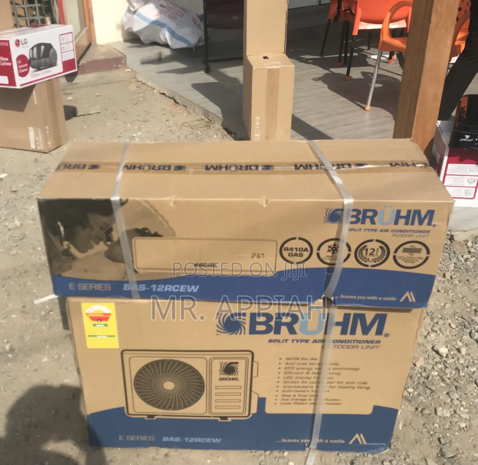 Reliable Bruhm Split Type Air Conditioner(1.5hp)White