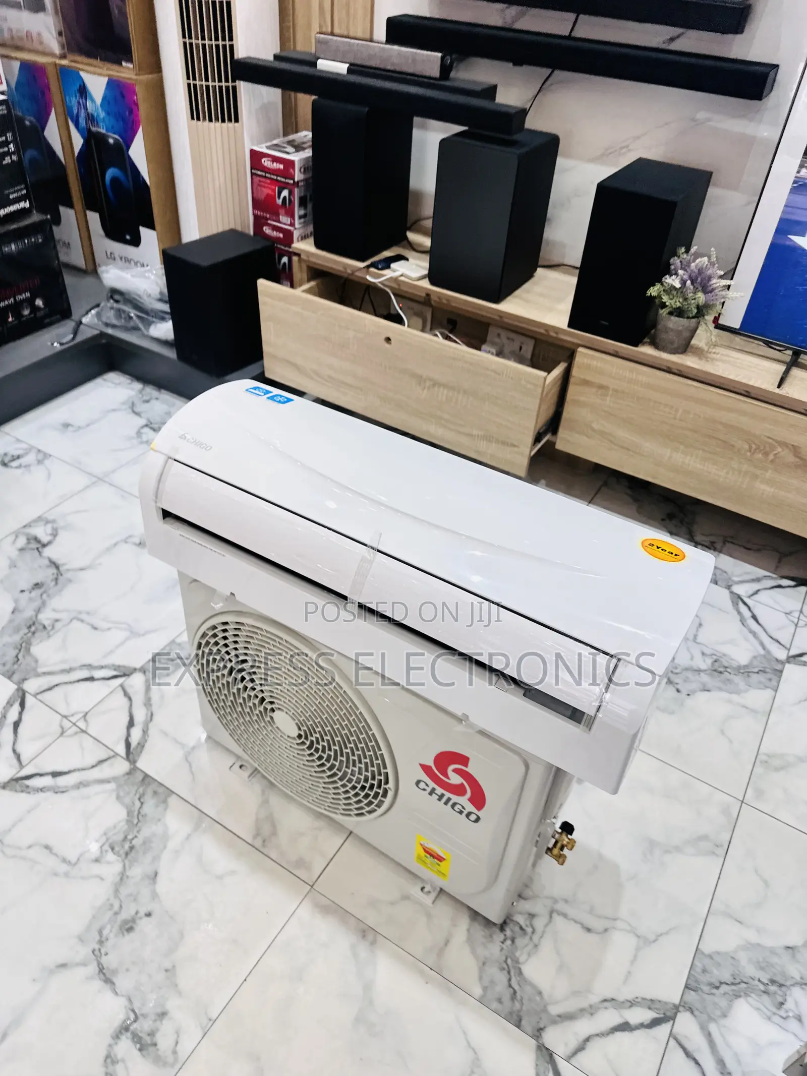 Get a New White Chigo Split R410 Gas White 1.5hp