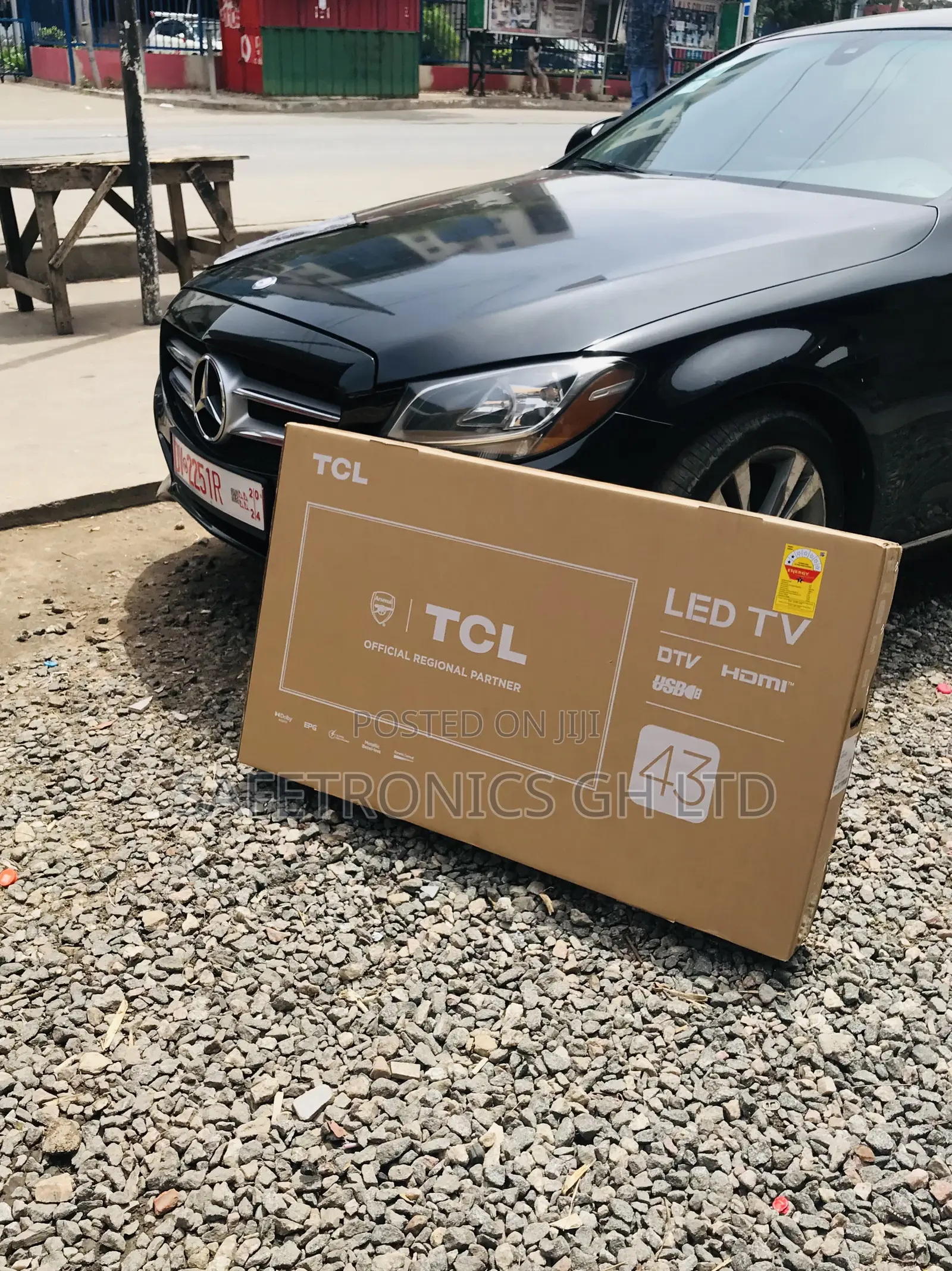 TCL 43 Inches Glossy  Led Electric S5400 Black TVV