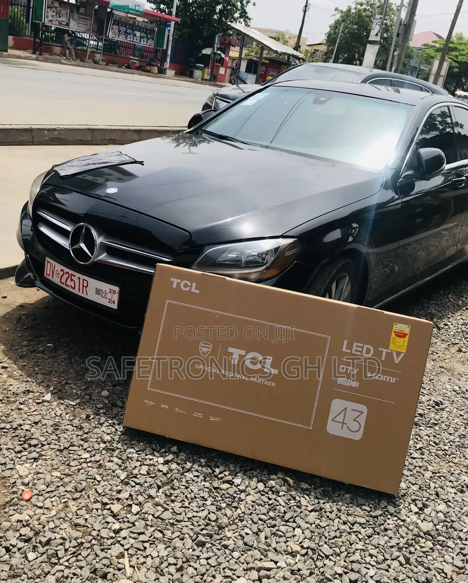 TCL 43 Inches Glossy  Led Electric S5400 Black TVV