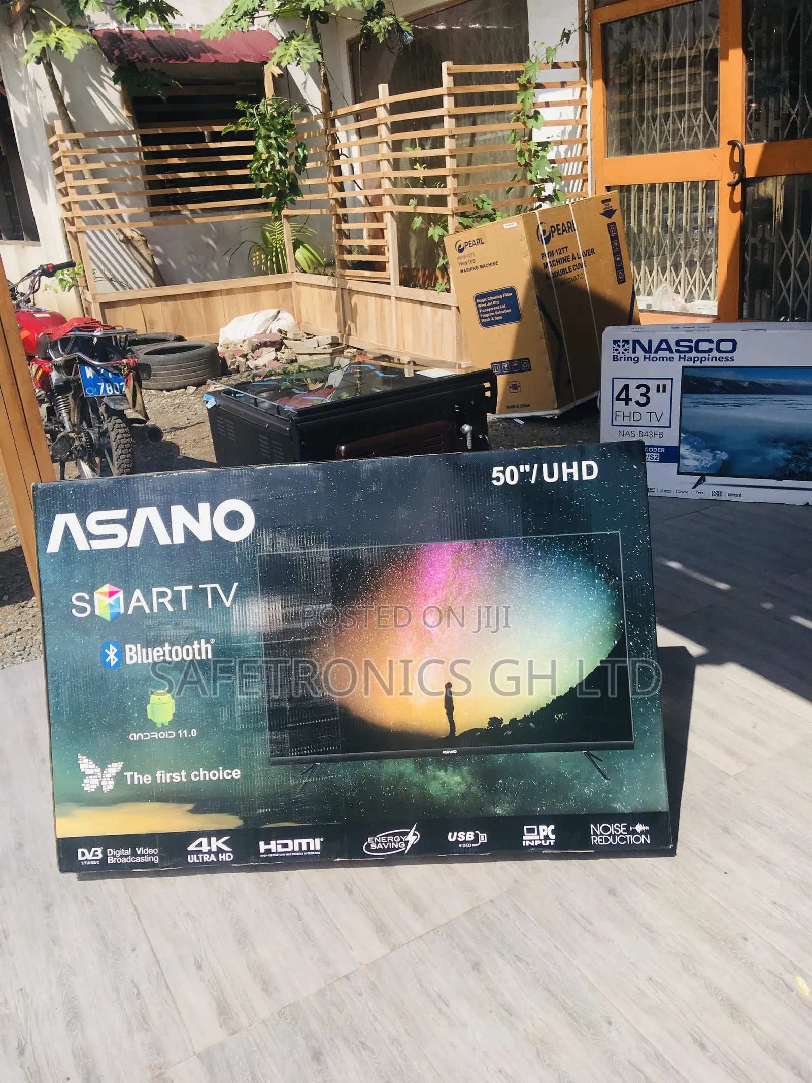 Electric 50 Inches Smart Glossy Asano Black Led Tv