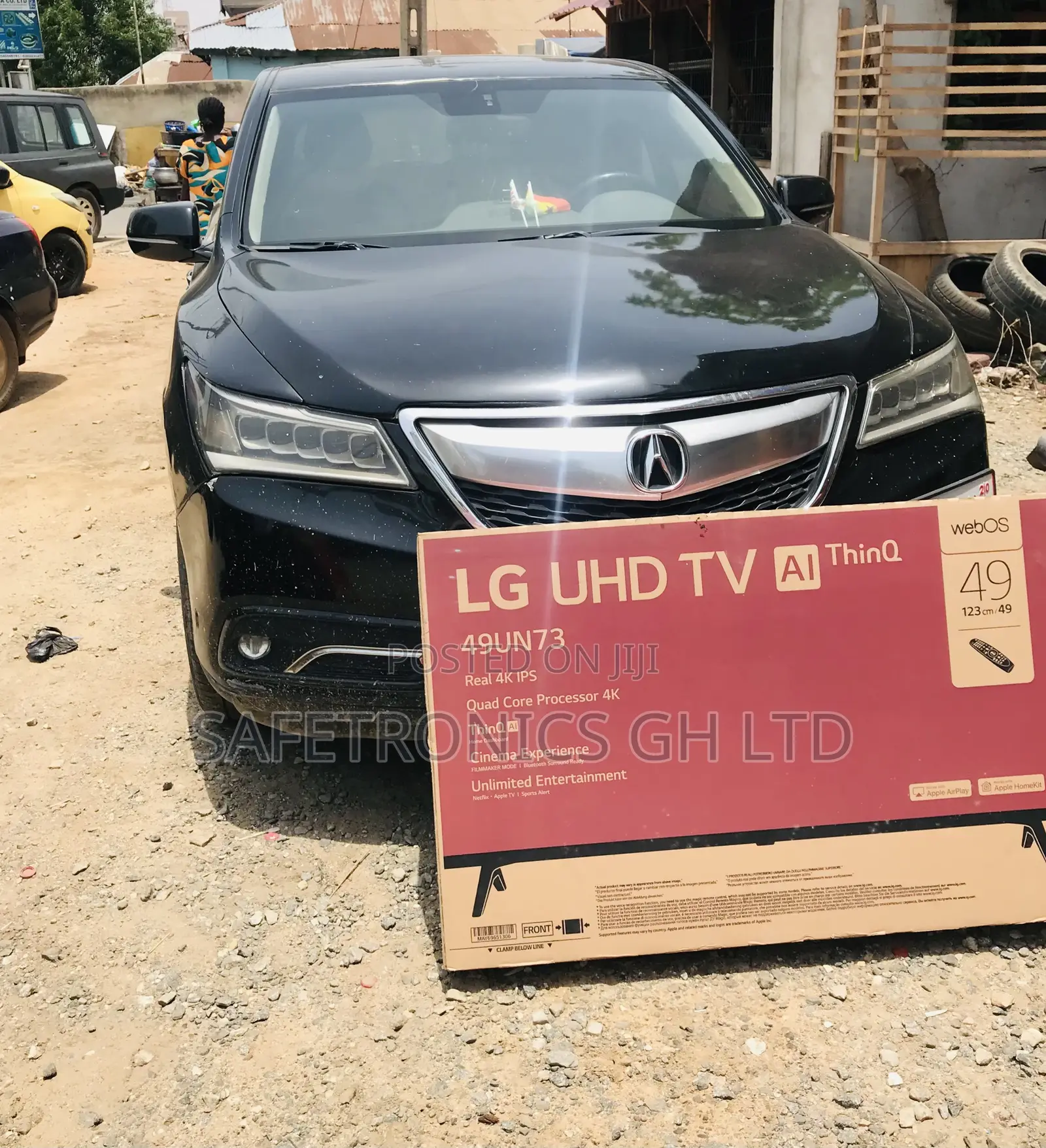 UN73 49 Inches Glossy Led Electric Black LG Smart Tv