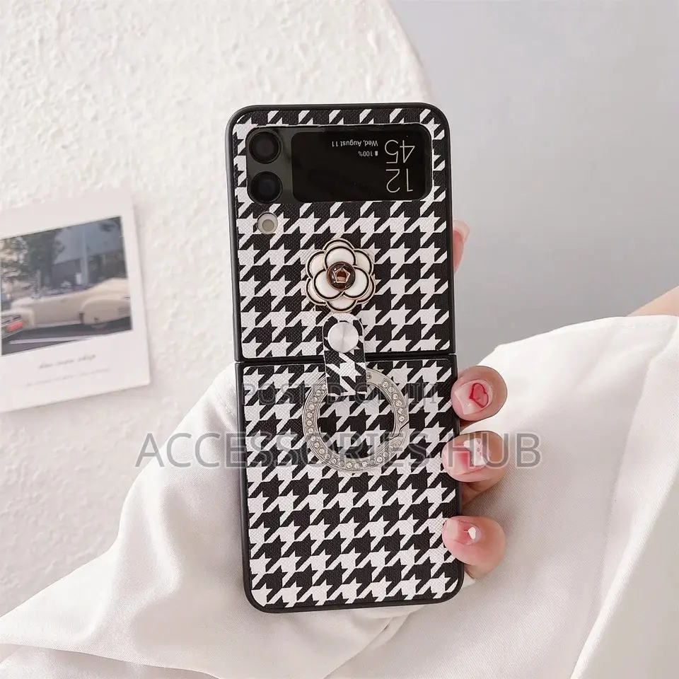 Z Flip 3 4 Luxury Case With Ring