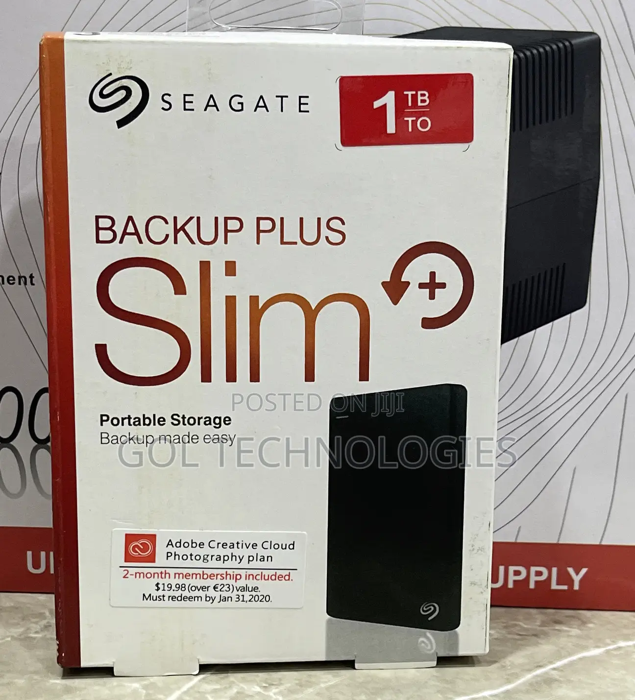 Seagate 1 Tb External Hard Disk Drives Backup Plus Slim
