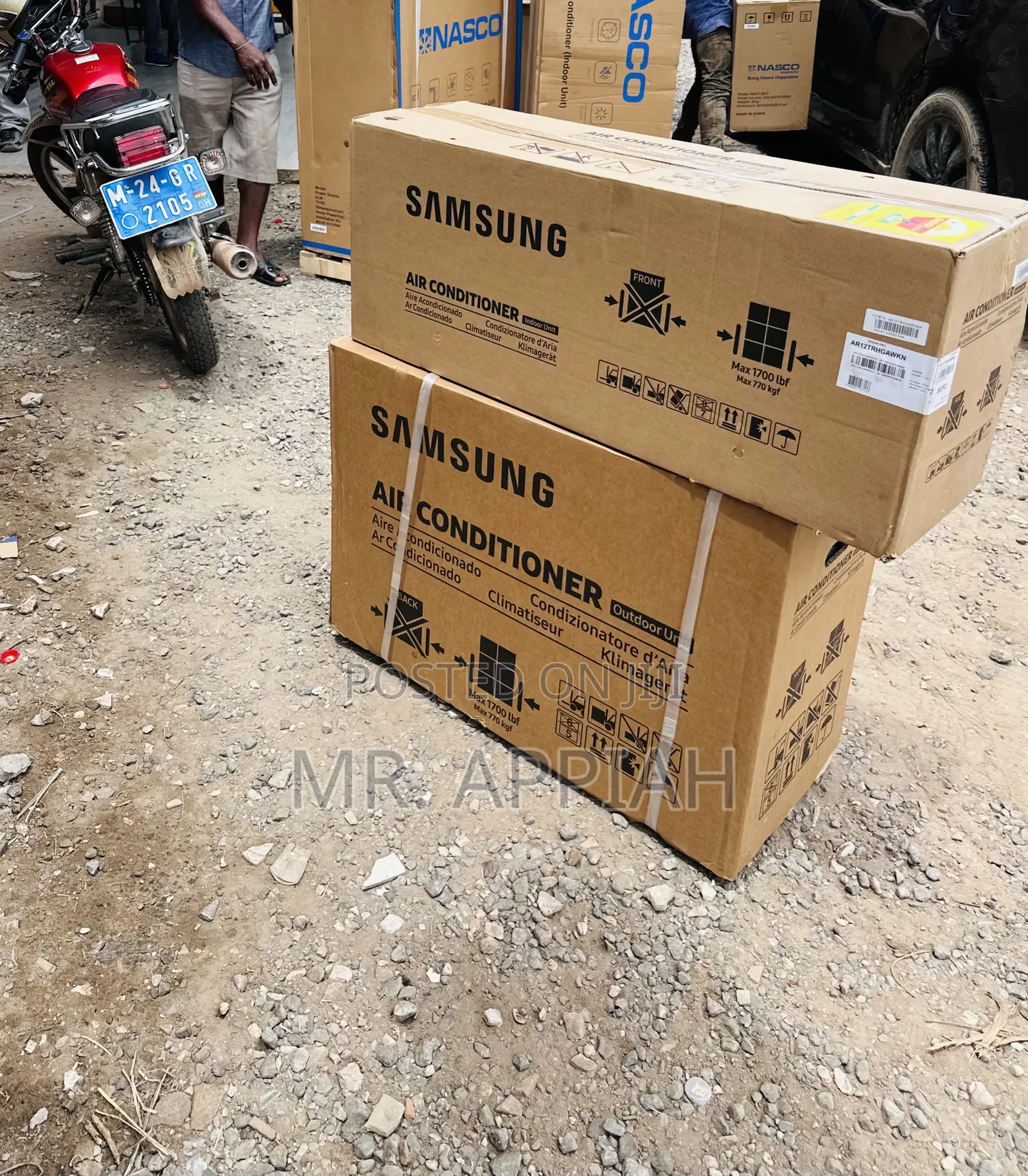 Fast Chilling Samsung 2.5hp Split Type Electric Ac(White).