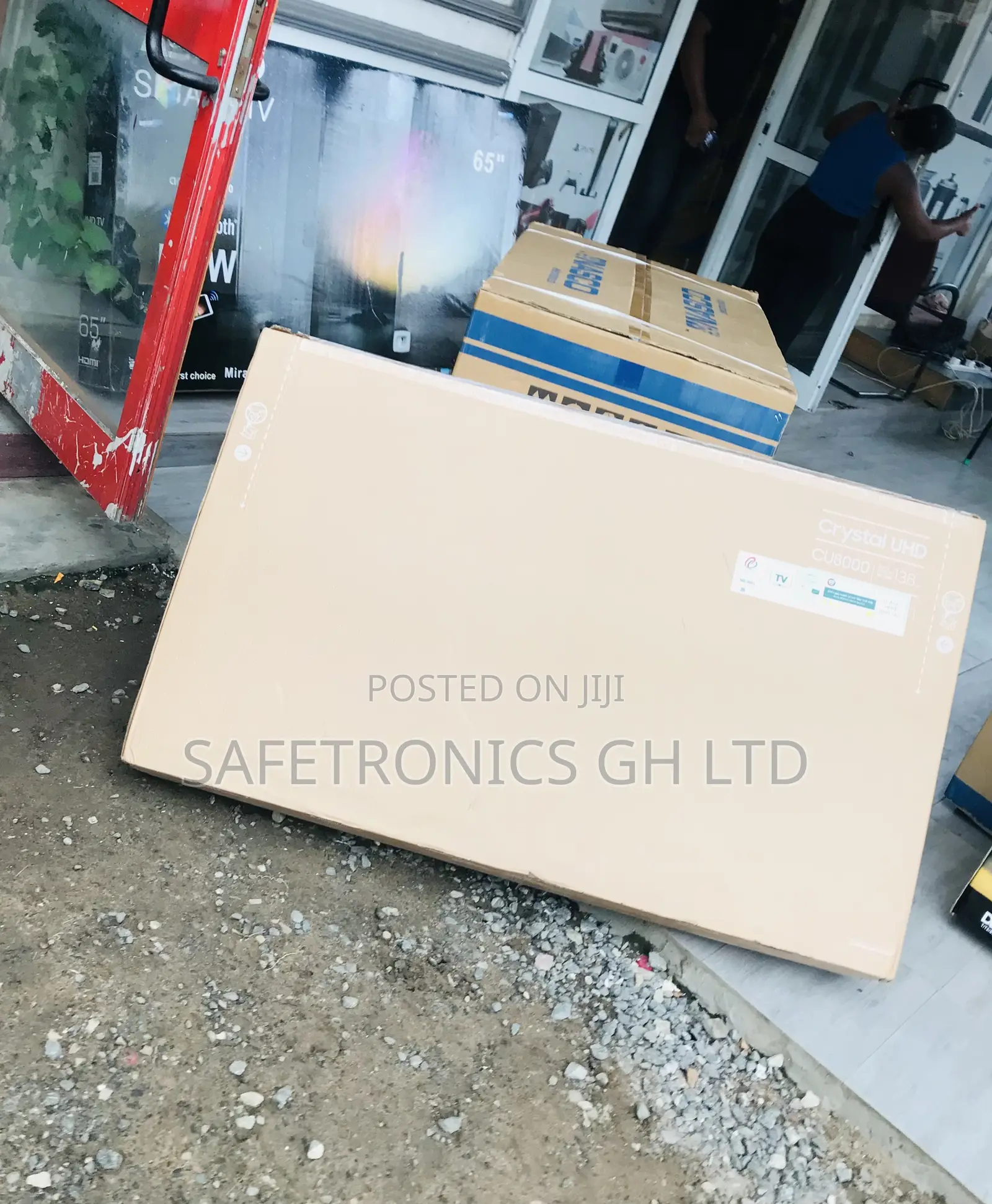 Samsung Smart Uhd Electric Black Glossy Led Cu80 55 Inches