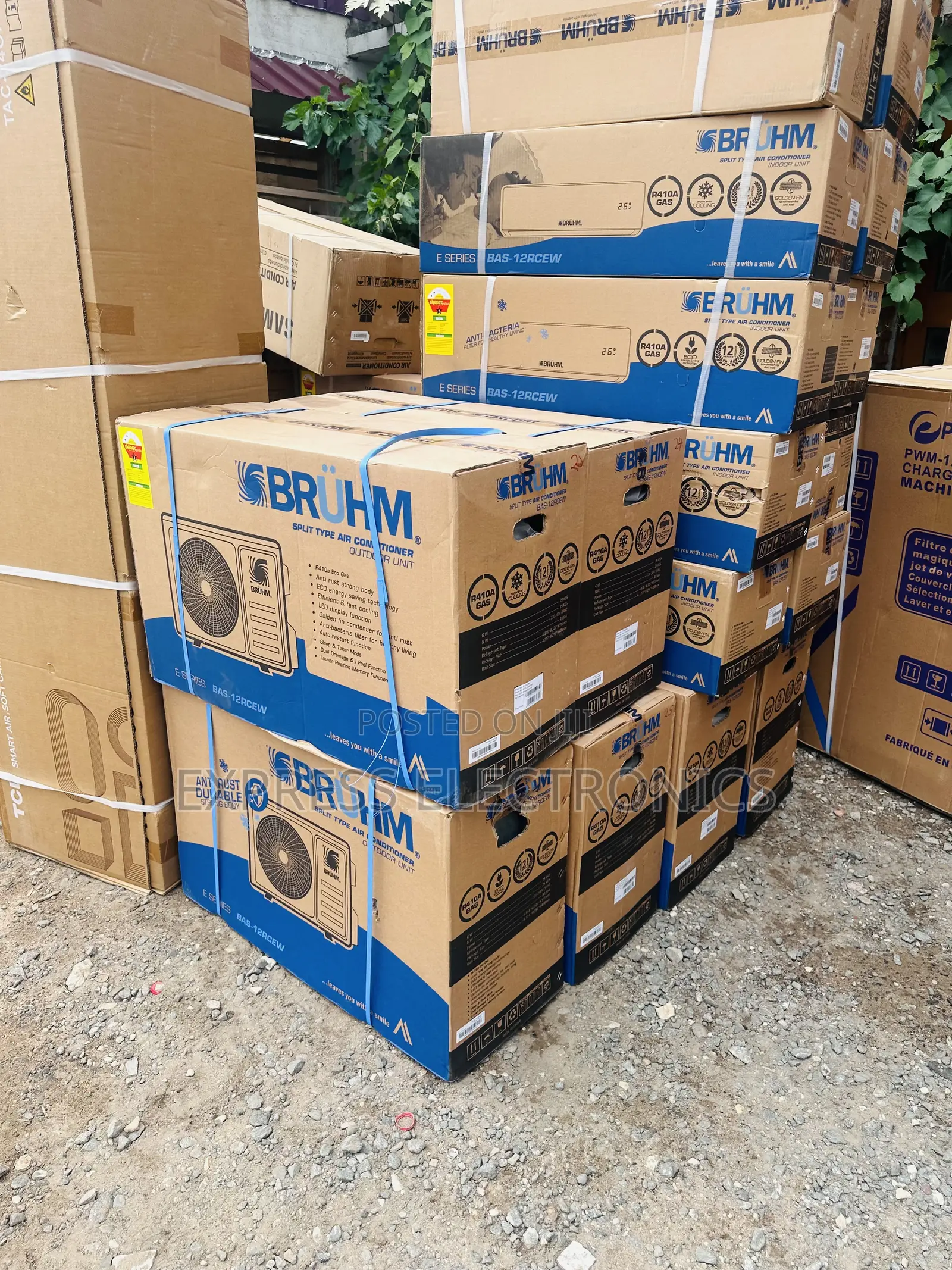 Sleep Function Split R410 Gas Bruhm 1.5hp Ac.
