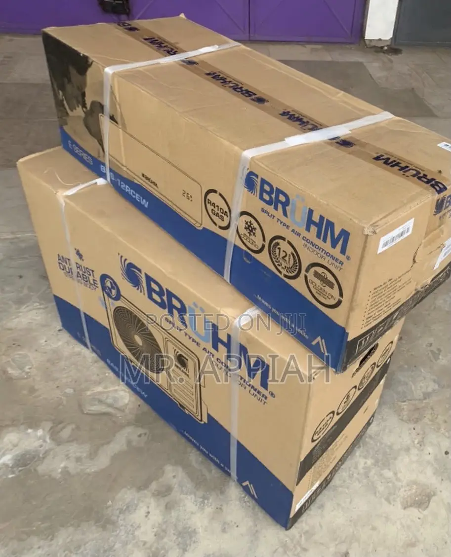 Durable R410 Gas Bruhm 1.5hp Air Conditioner(White).