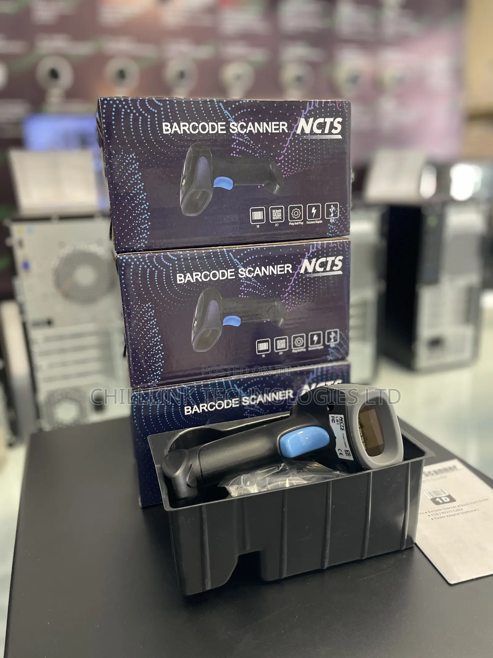 NCTS USB 1D Barcode Scanner