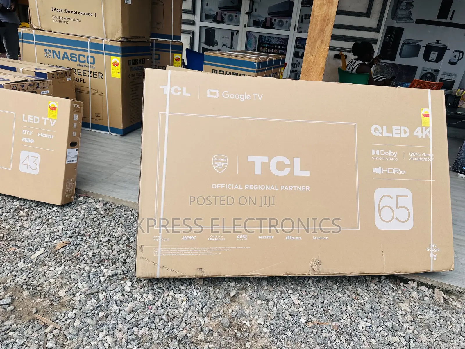 Slim Sleek QLED TCL 65c645 Tv UHD. 