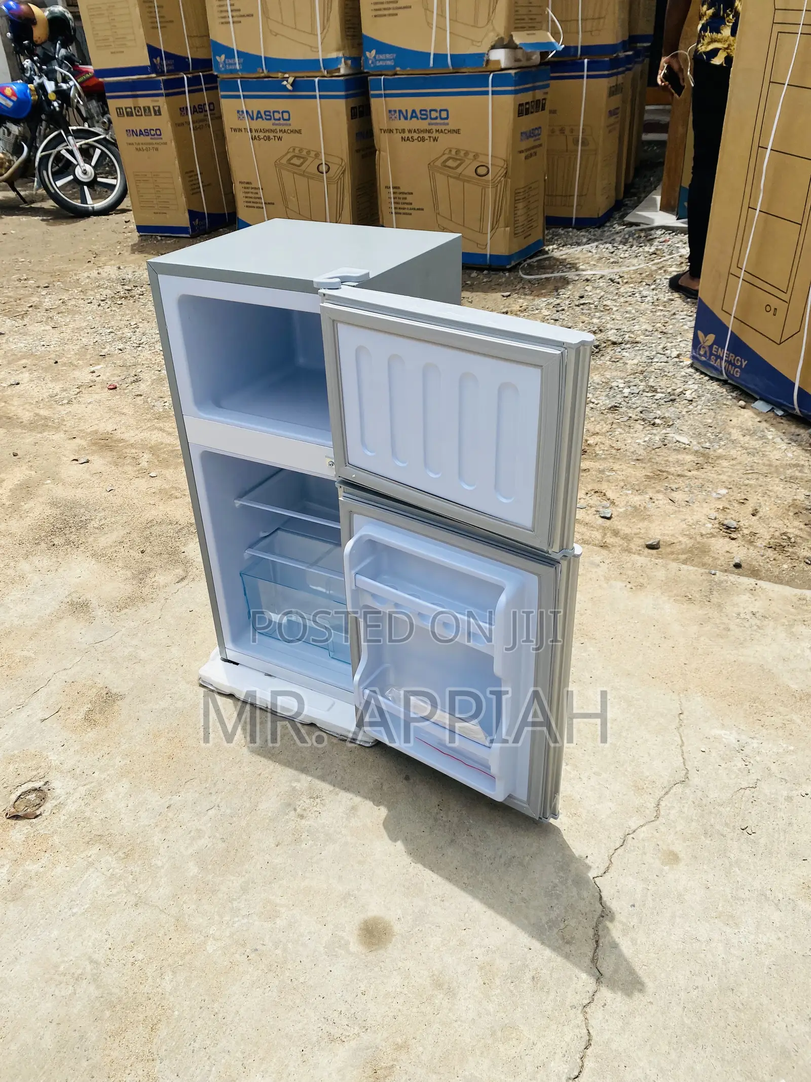 Quality Yet Affordable Nasco Nasf2-11 2 Door Fridge.