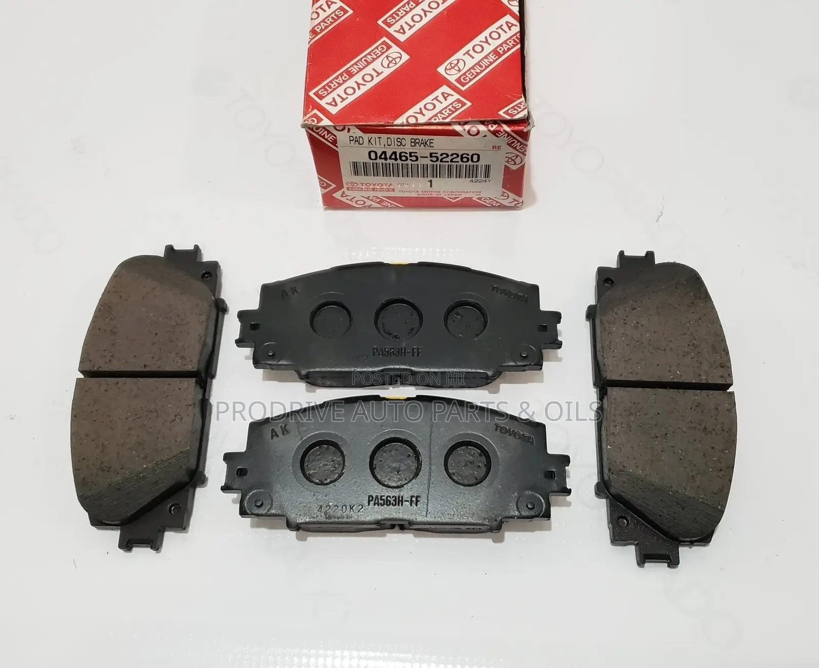 Toyota Vios/Porte /Spade/Yaris (52260) Front Disc Brake Pad