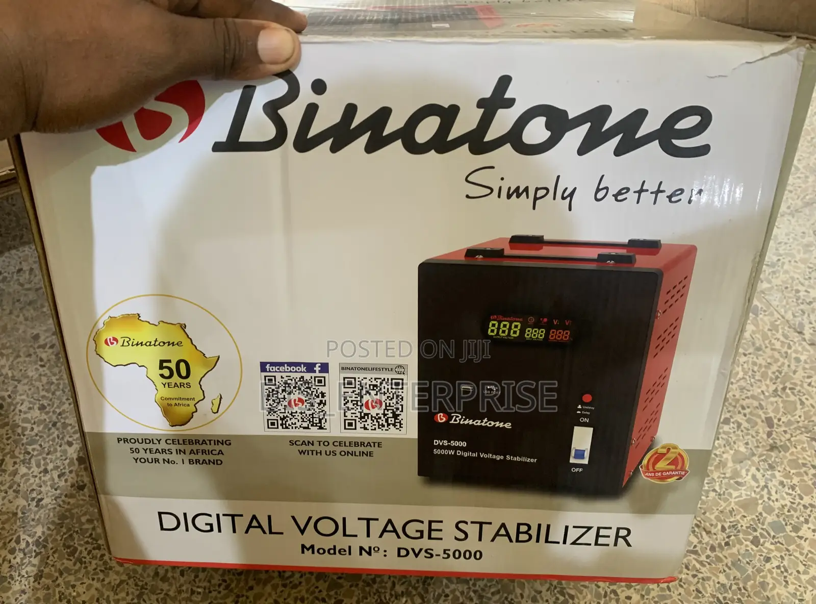 Binatone Digital Voltage Stabilizer 5000va
