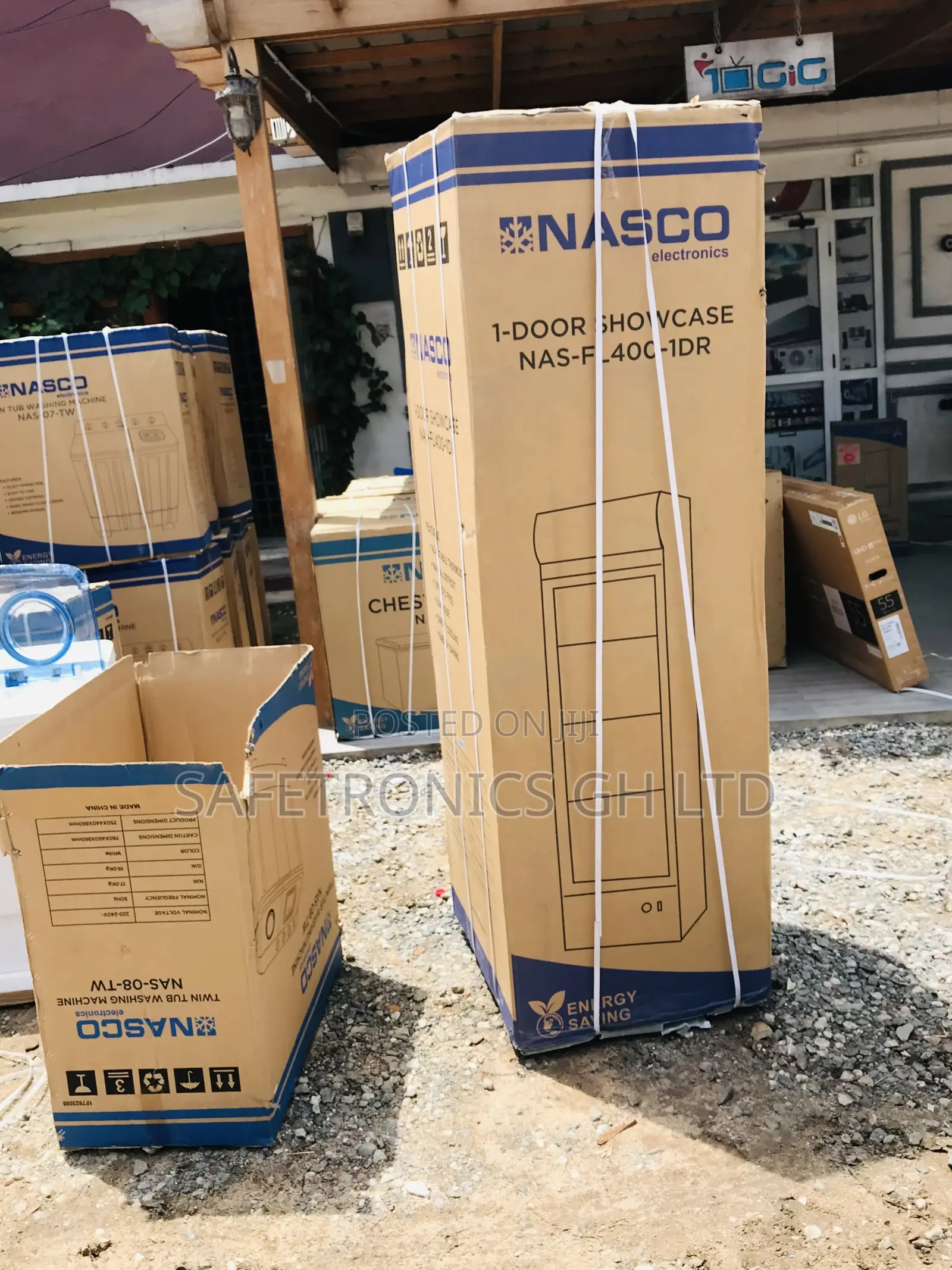 Singledoor Nas-Fl400-1dr Display Glass Nasco Fridge