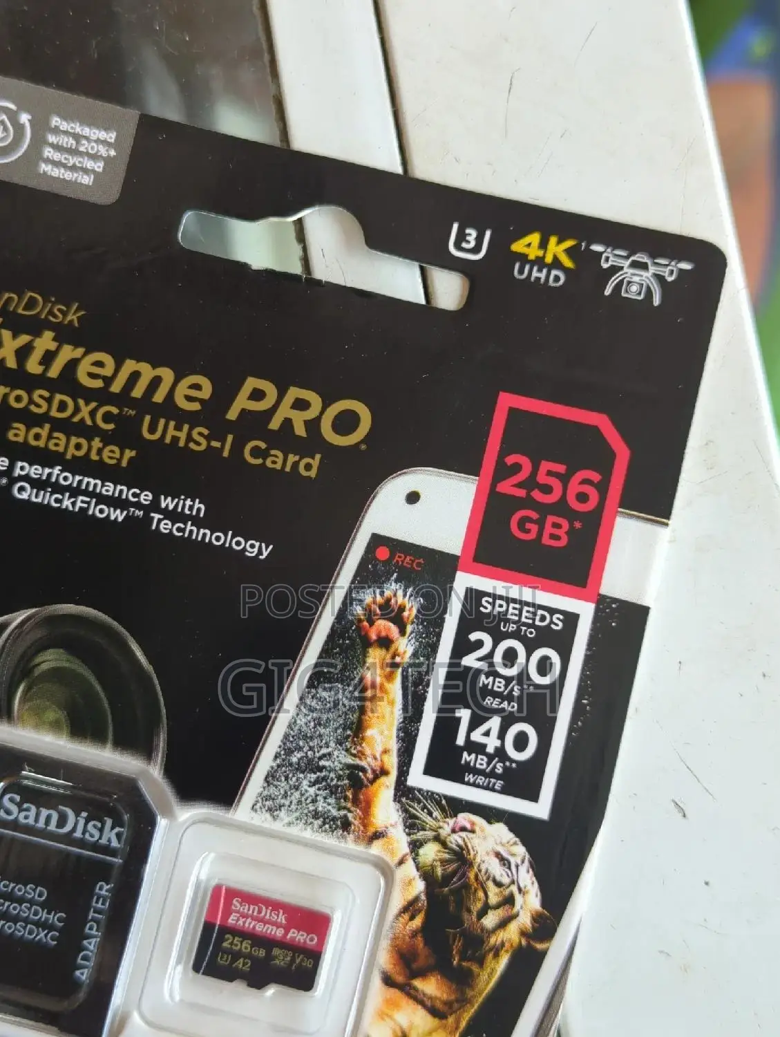Sandisk Extreme Pro 256gb 200mbps Micro Sd Card