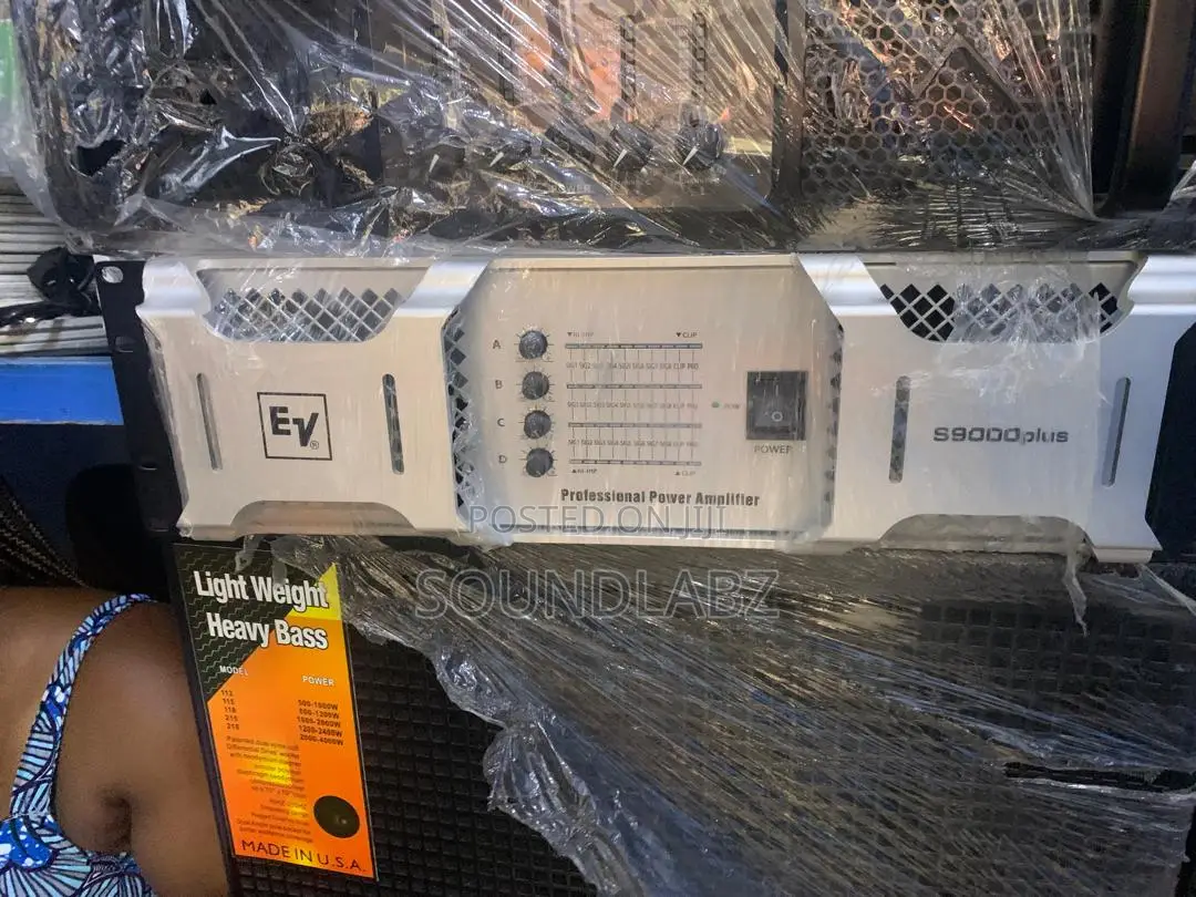 Ev S9000 Plus 4-Channel Bass Speaker Amplifier