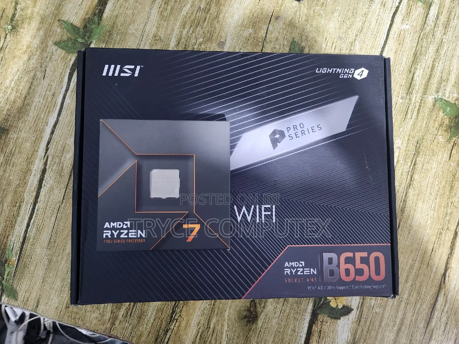 Amd Ryzen 7 7700x Upto 4.5ghz and Msi Motherboad Bundle