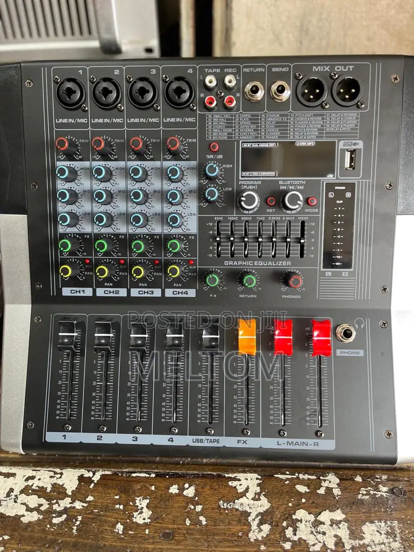 Yamaha Kv40 4channels Powered Amplified Mixer