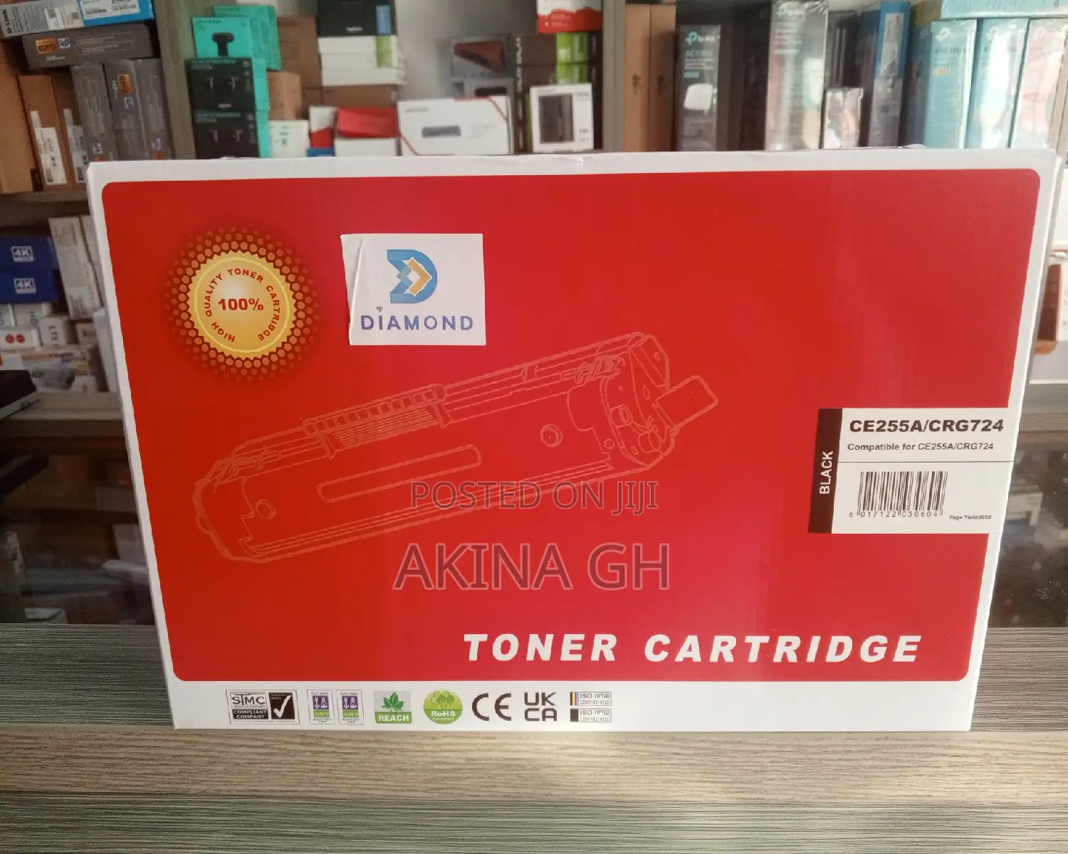 Diamond Hp Compatible Toner Cartridge 55a (Ce255a)