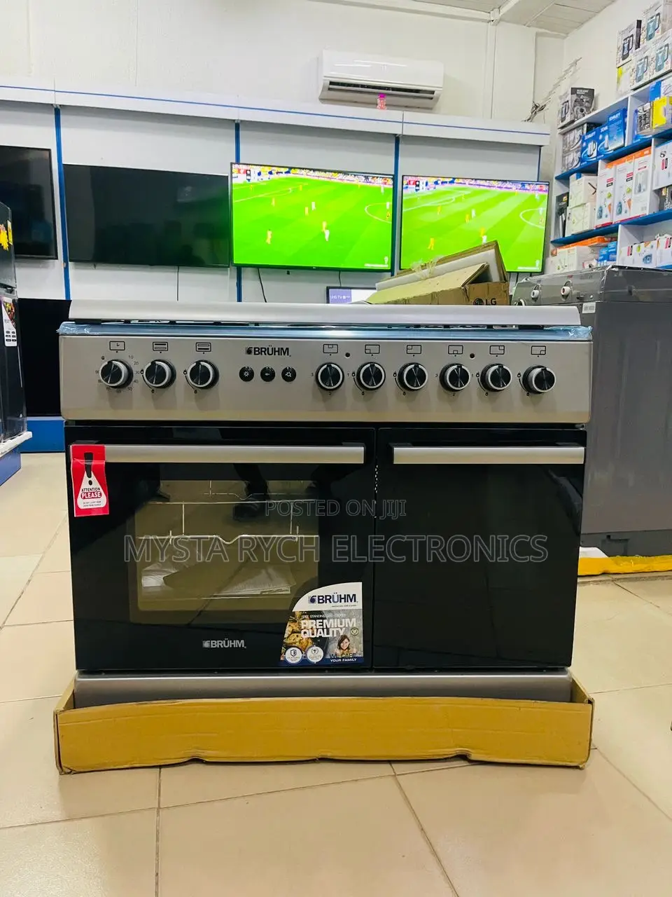 Bruhm 6 Burner Gas and Electric Cooler