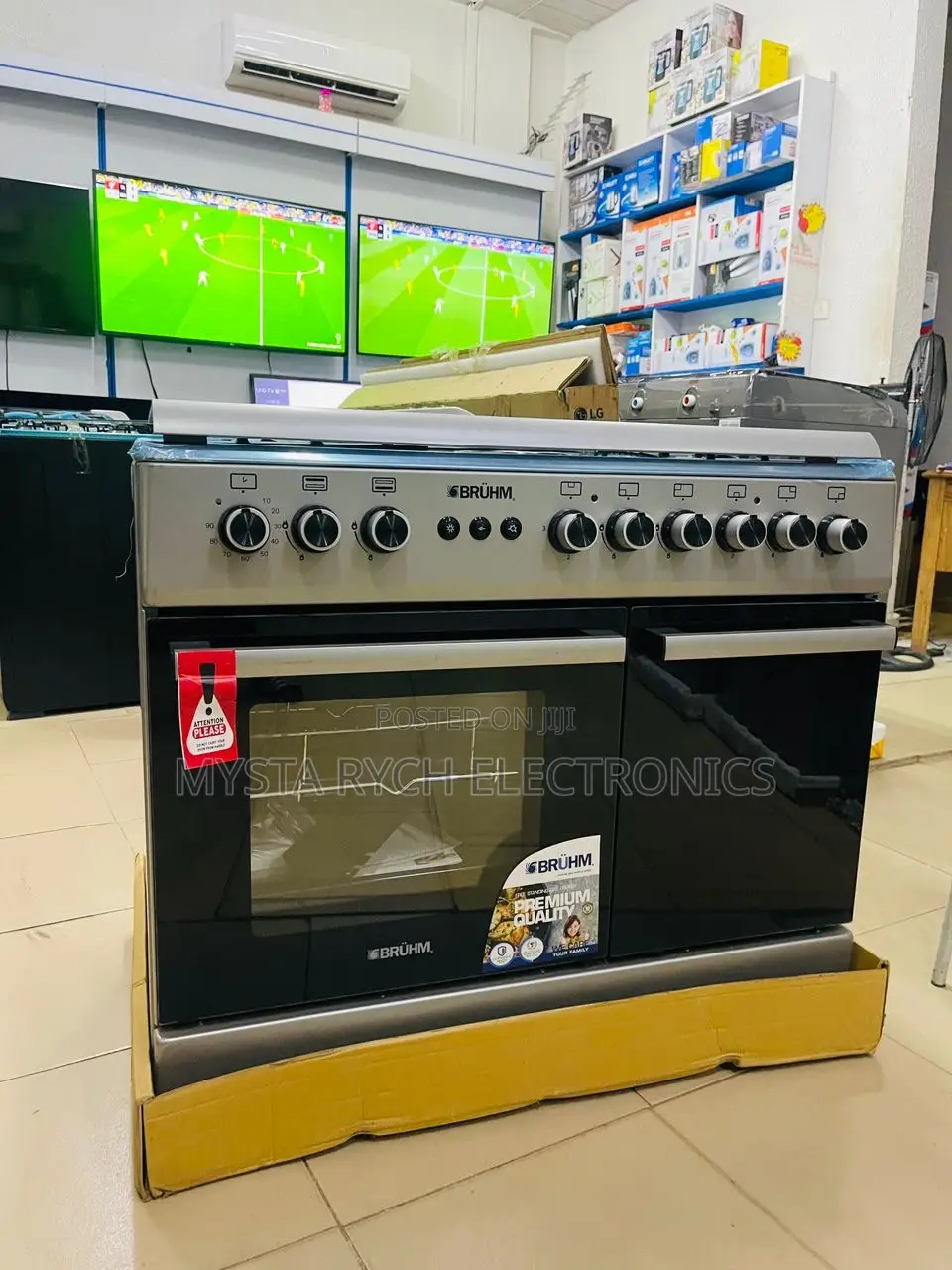 Bruhm 6 Burner Gas and Electric Cooler
