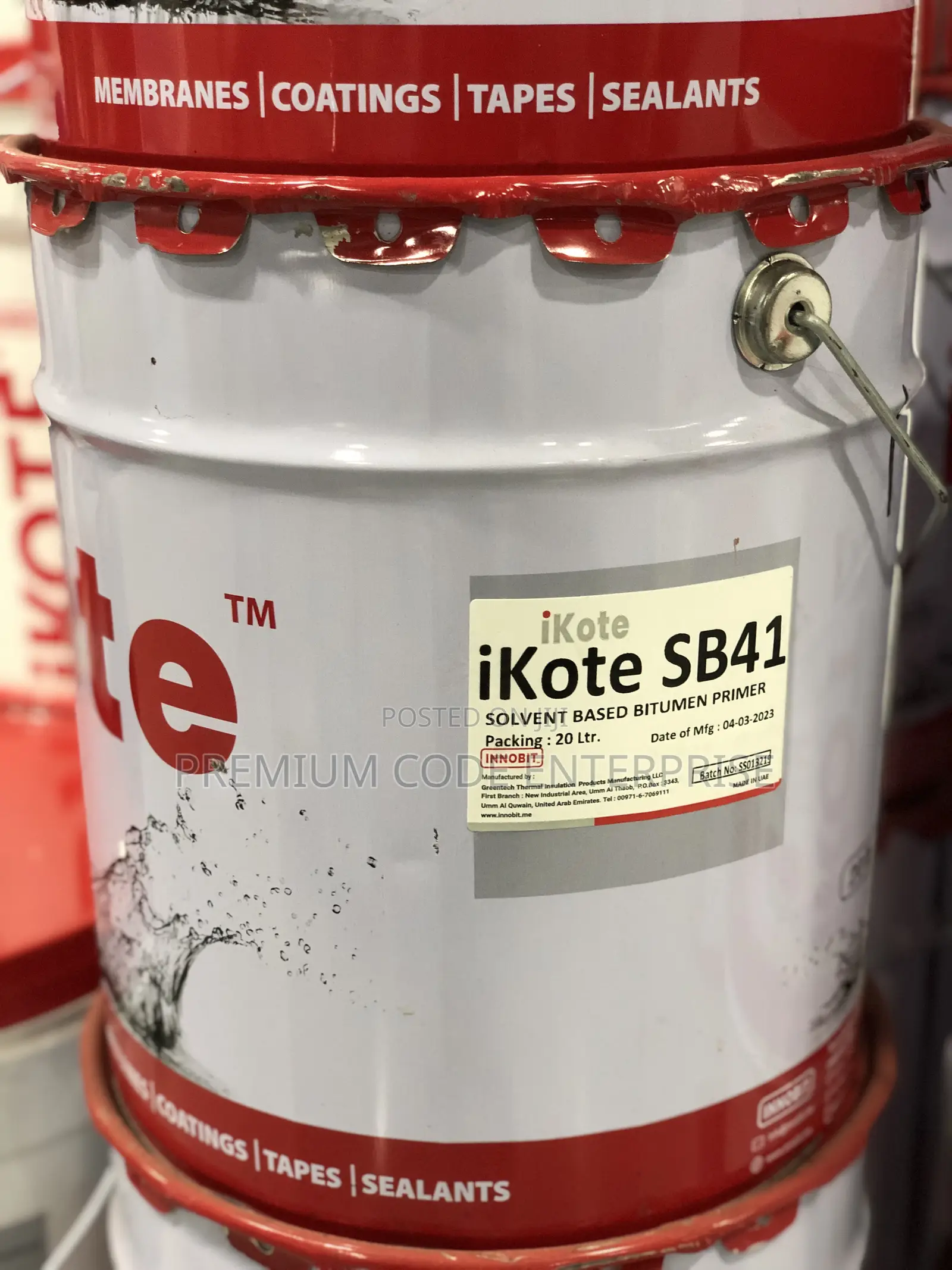 Bitumen for Iron Rods and Aluminum Sheets, 20kg
